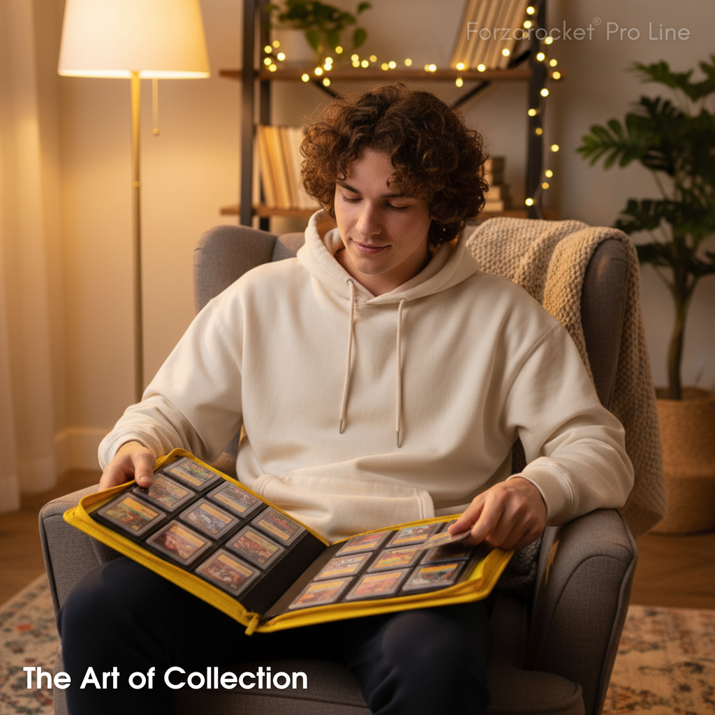 Toploader Binder 324 Slots | 9-Pocket Album | Compatible with Pokemon, MTG, Yugioh, Lorcana & Sports Cards (Yellow)