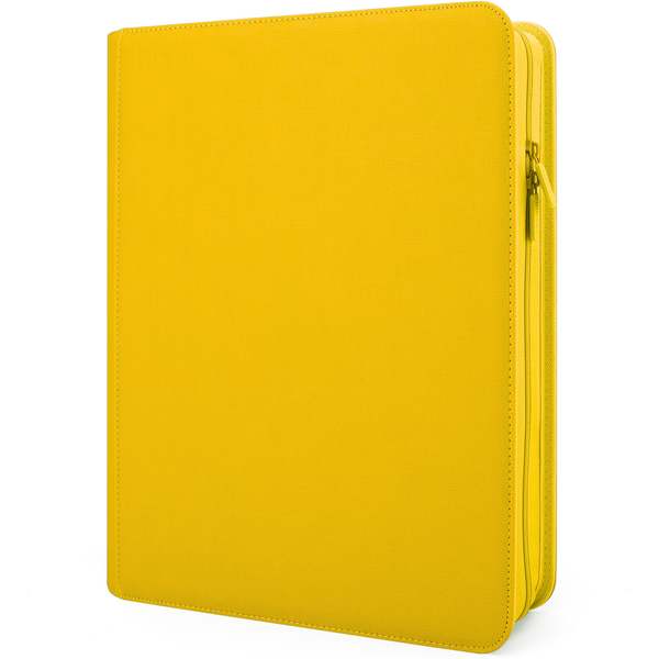 Toploader Binder 324 Slots | 9-Pocket Album | Compatible with Pokemon, MTG, Yugioh, Lorcana & Sports Cards (Yellow)
