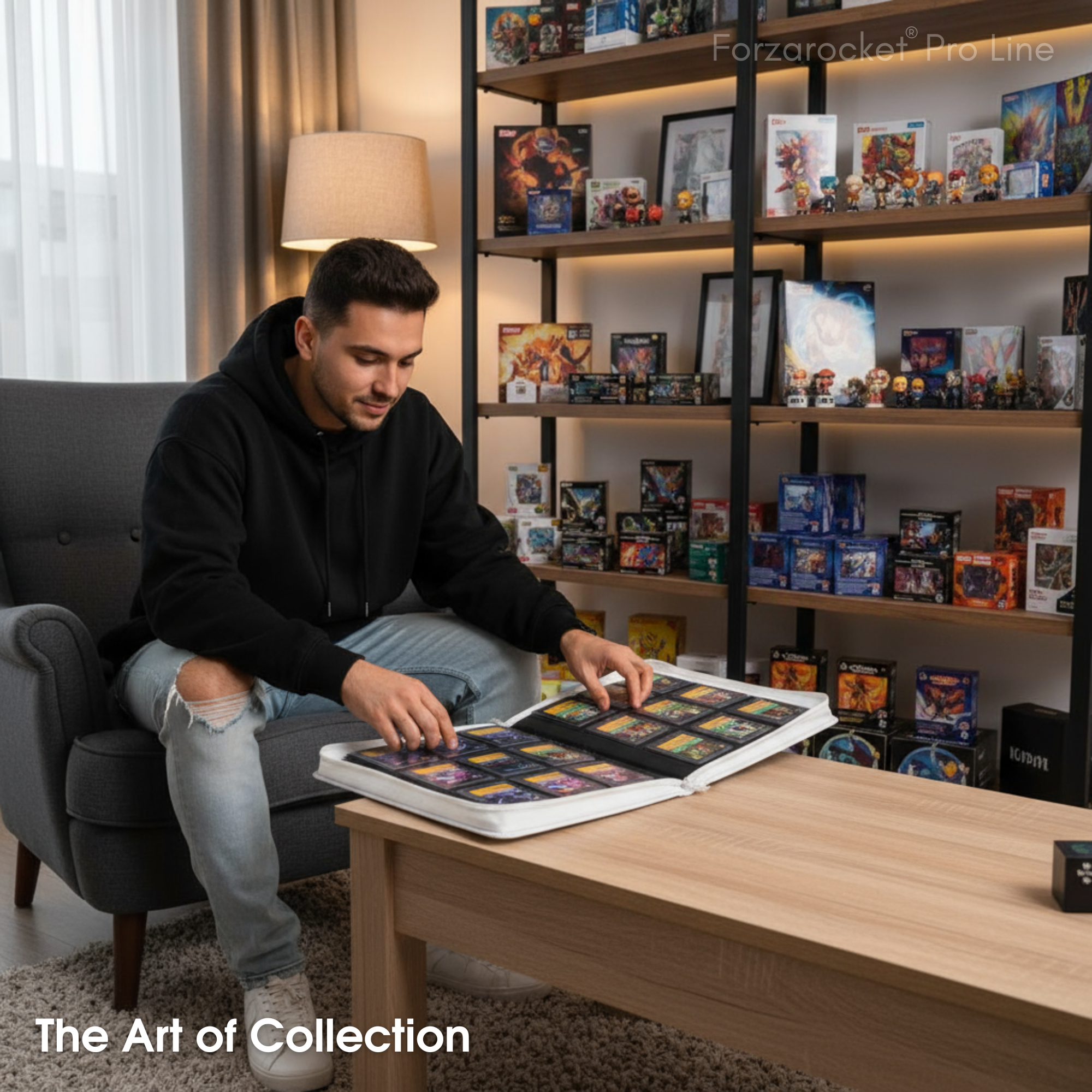 Toploader Binder 324 Slots | 9-Pocket Album | Compatible with Pokemon, MTG, Yugioh, Lorcana & Sports Cards (White)