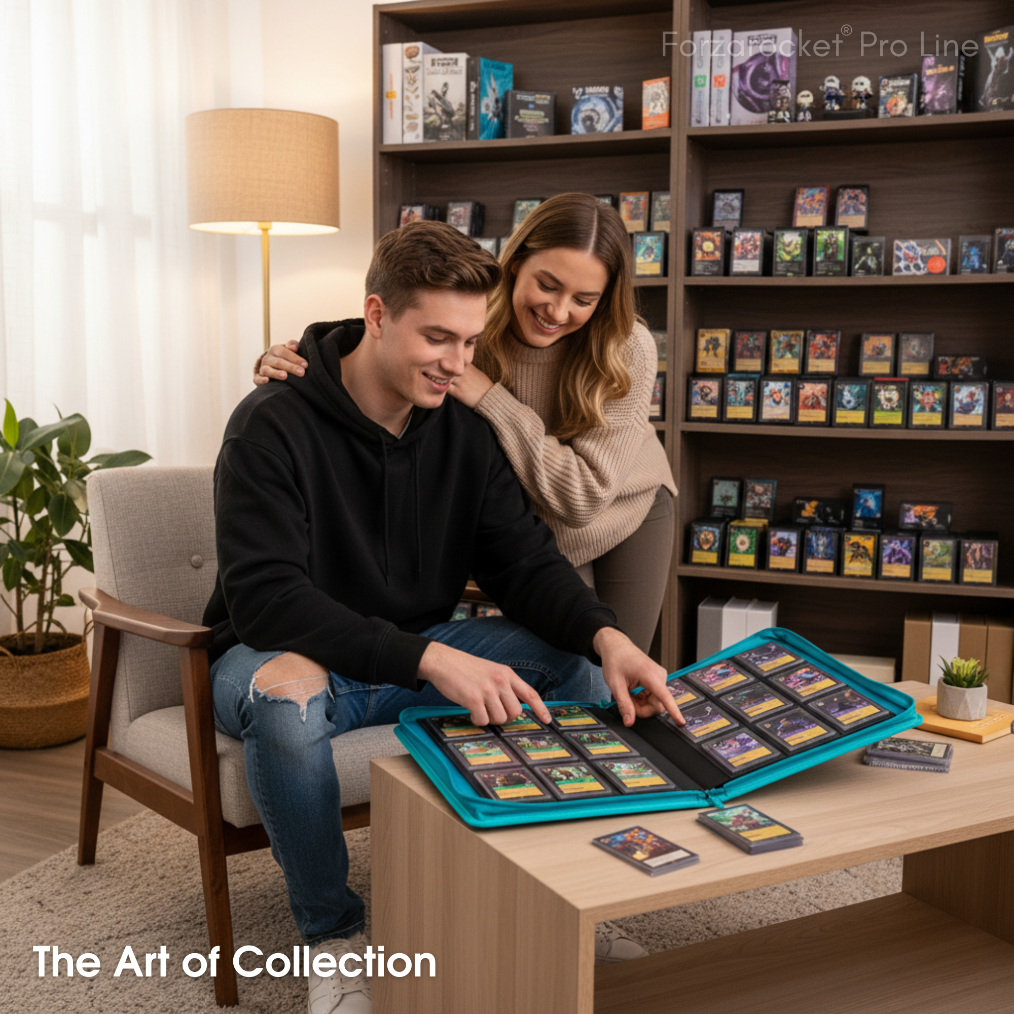 Toploader Binder 324 Slots | 9-Pocket Album | Compatible with Pokemon, MTG, Yugioh, Lorcana & Sports Cards (Teal)