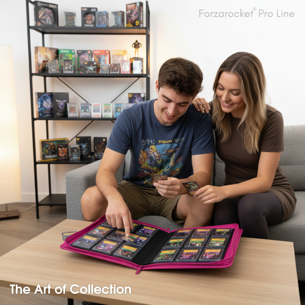 Toploader Binder 324 Slots | 9-Pocket Album | Compatible with Pokemon, MTG, Yugioh, Lorcana & Sports Cards (Pink)