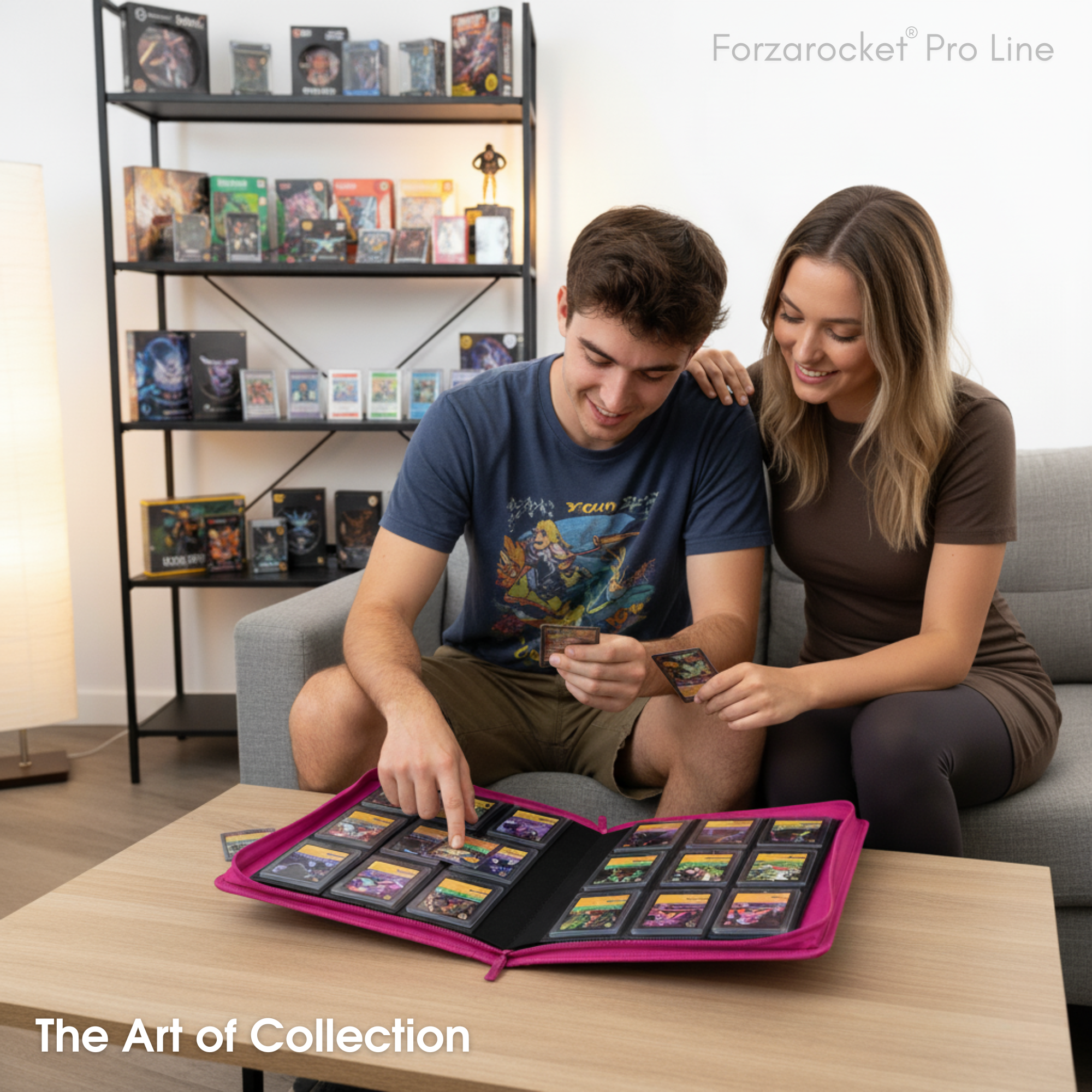 Toploader Binder 324 Slots | 9-Pocket Album | Compatible with Pokemon, MTG, Yugioh, Lorcana & Sports Cards (Pink)