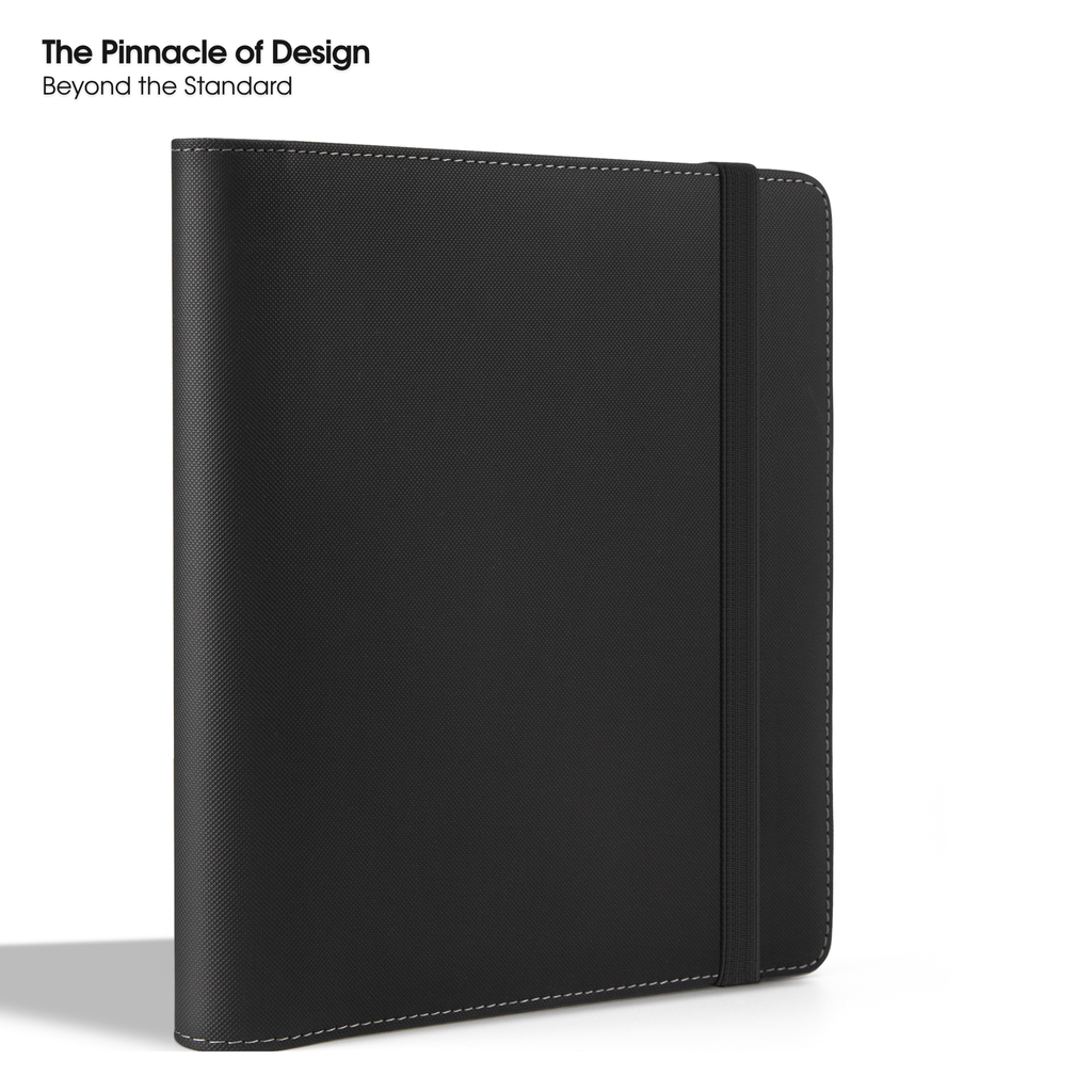 Toploader Binder 96 Slots | 4-Pocket Card Binder | Compatible with Pokemon, MTG, Yugioh, Lorcana & Sports Cards (Black)