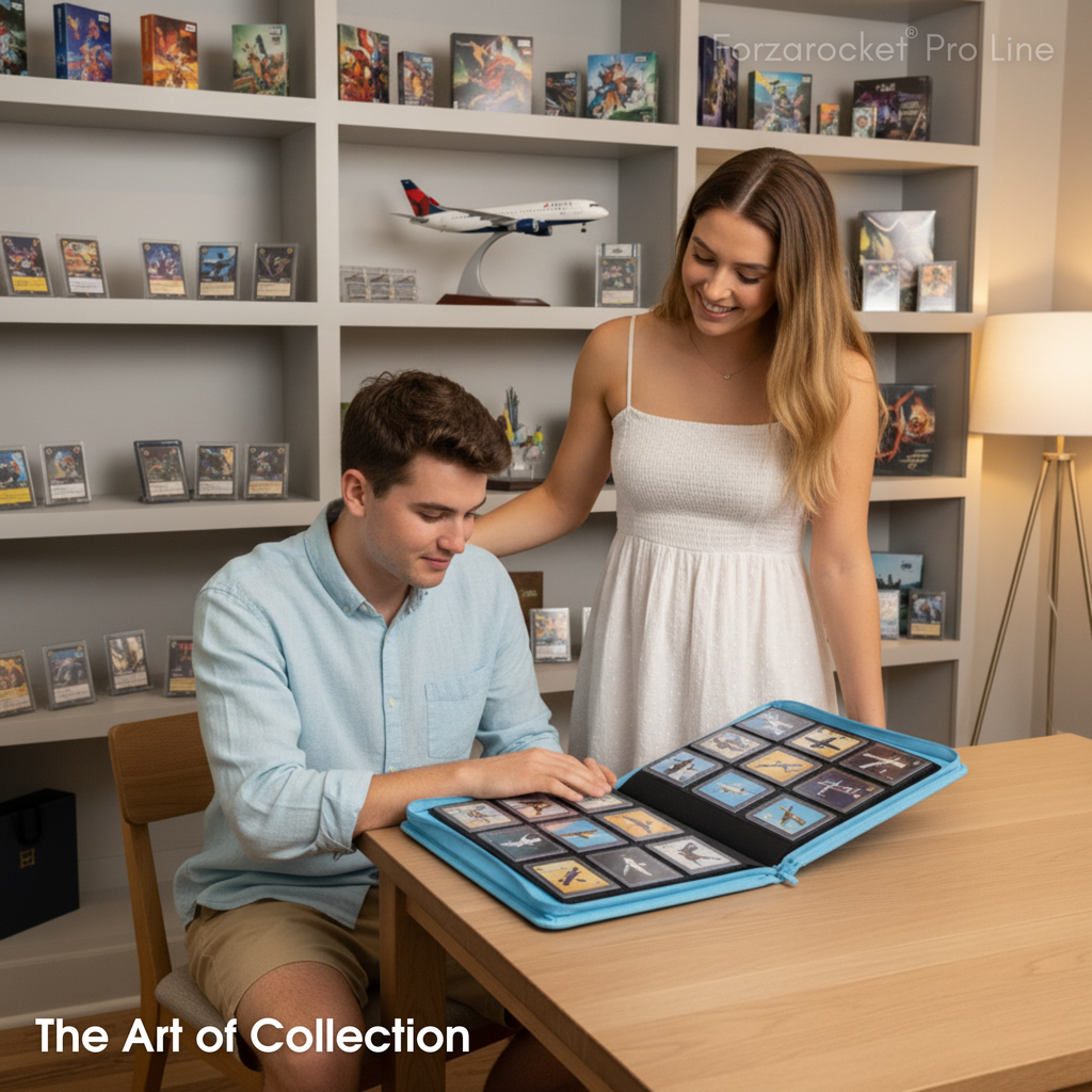 Toploader Binder 324 Slots | 9-Pocket Album | Compatible with Pokemon, MTG, Yugioh, Lorcana & Sports Cards (Sky Blue)