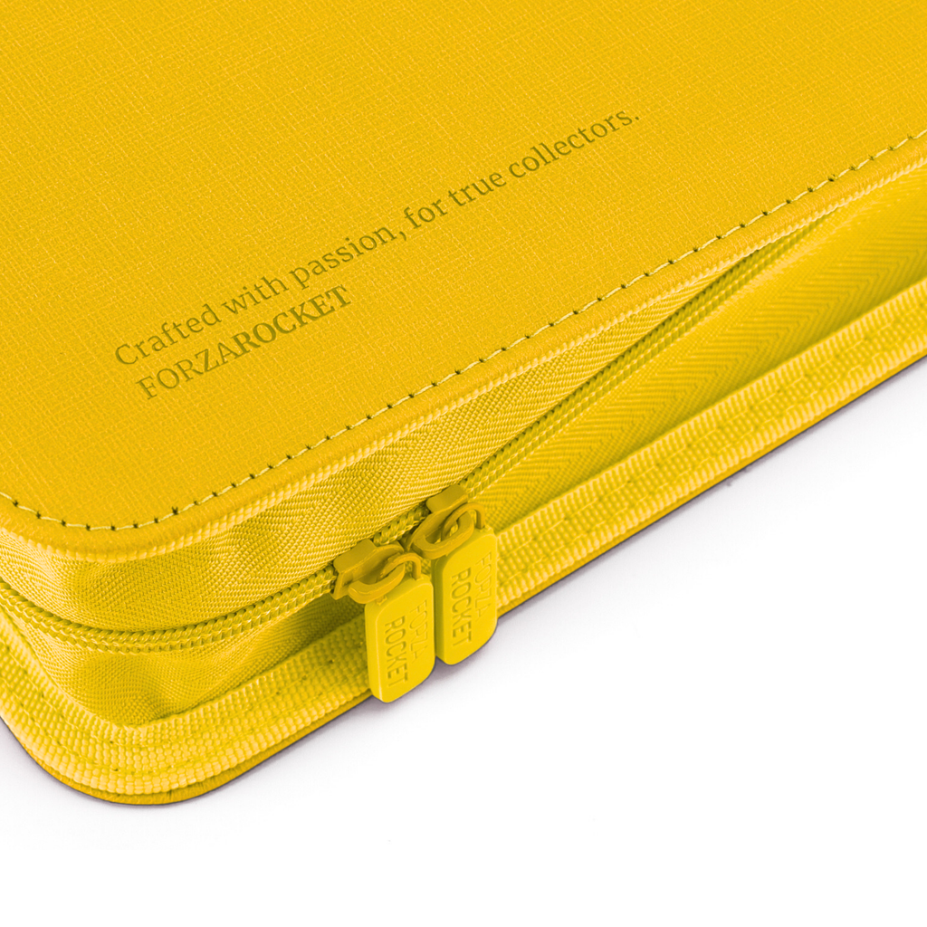 Toploader Binder 324 Slots | 9-Pocket Album | Compatible with Pokemon, MTG, Yugioh, Lorcana & Sports Cards (Yellow)