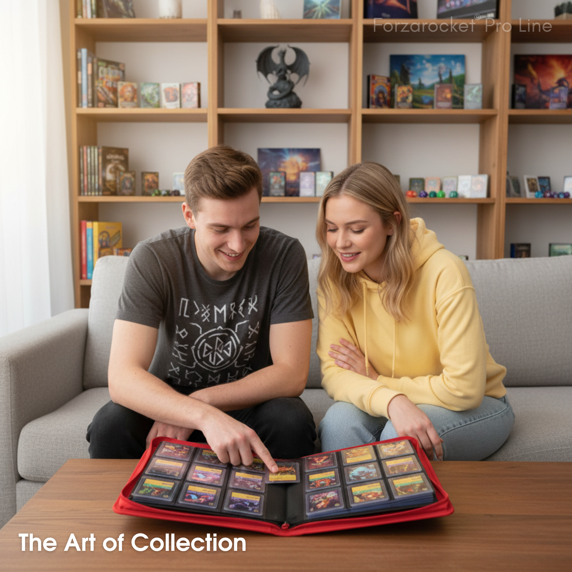 Toploader Binder 324 Slots | 9-Pocket Album | Compatible with Pokemon, MTG, Yugioh, Lorcana & Sports Cards (Lava Red)