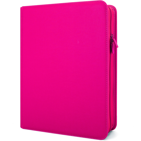Toploader Binder 144 Slots | 4-Pocket Album | Compatible with Pokemon, MTG, Yugioh, Lorcana & Sports Cards (Pink)