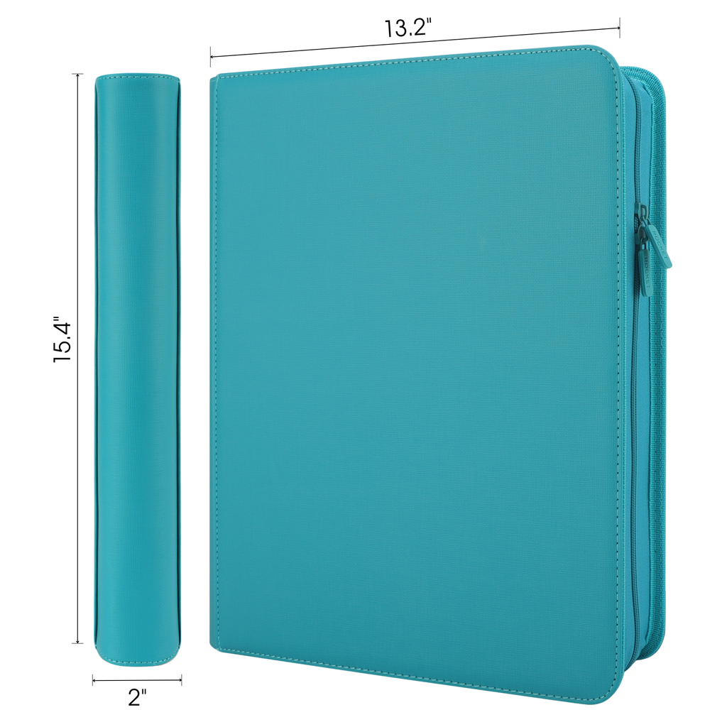 Toploader Binder 324 Slots | 9-Pocket Album | Compatible with Pokemon, MTG, Yugioh, Lorcana & Sports Cards (Teal)