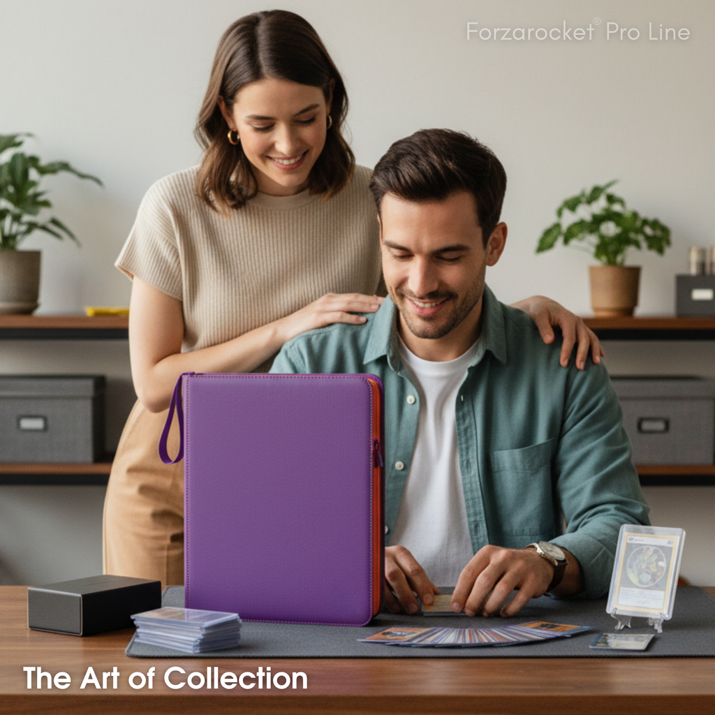 Toploader Binder 324 Slots | 9-Pocket Album | Compatible with Pokemon, MTG, Yugioh, Lorcana & Sports Cards (Purple Limited Edition)