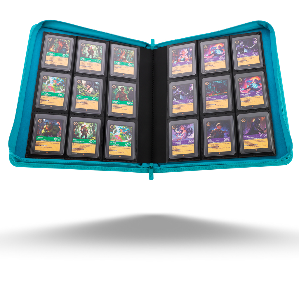 Toploader Binder 324 Slots | 9-Pocket Album | Compatible with Pokemon, MTG, Yugioh, Lorcana & Sports Cards (Teal)