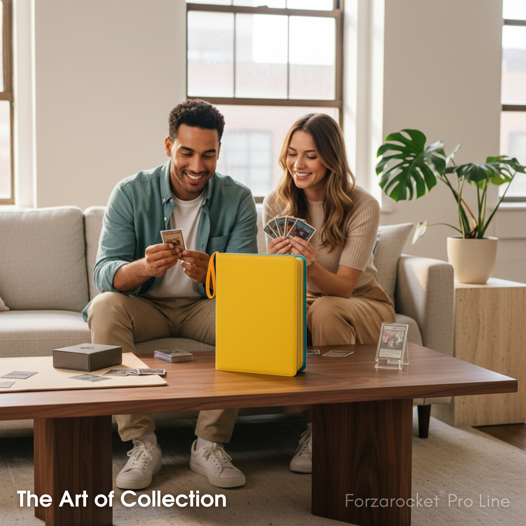 Toploader Binder 324 Slots | 9-Pocket Album | Compatible with Pokemon, MTG, Yugioh, Lorcana & Sports Cards (Yellow Limited Edition)