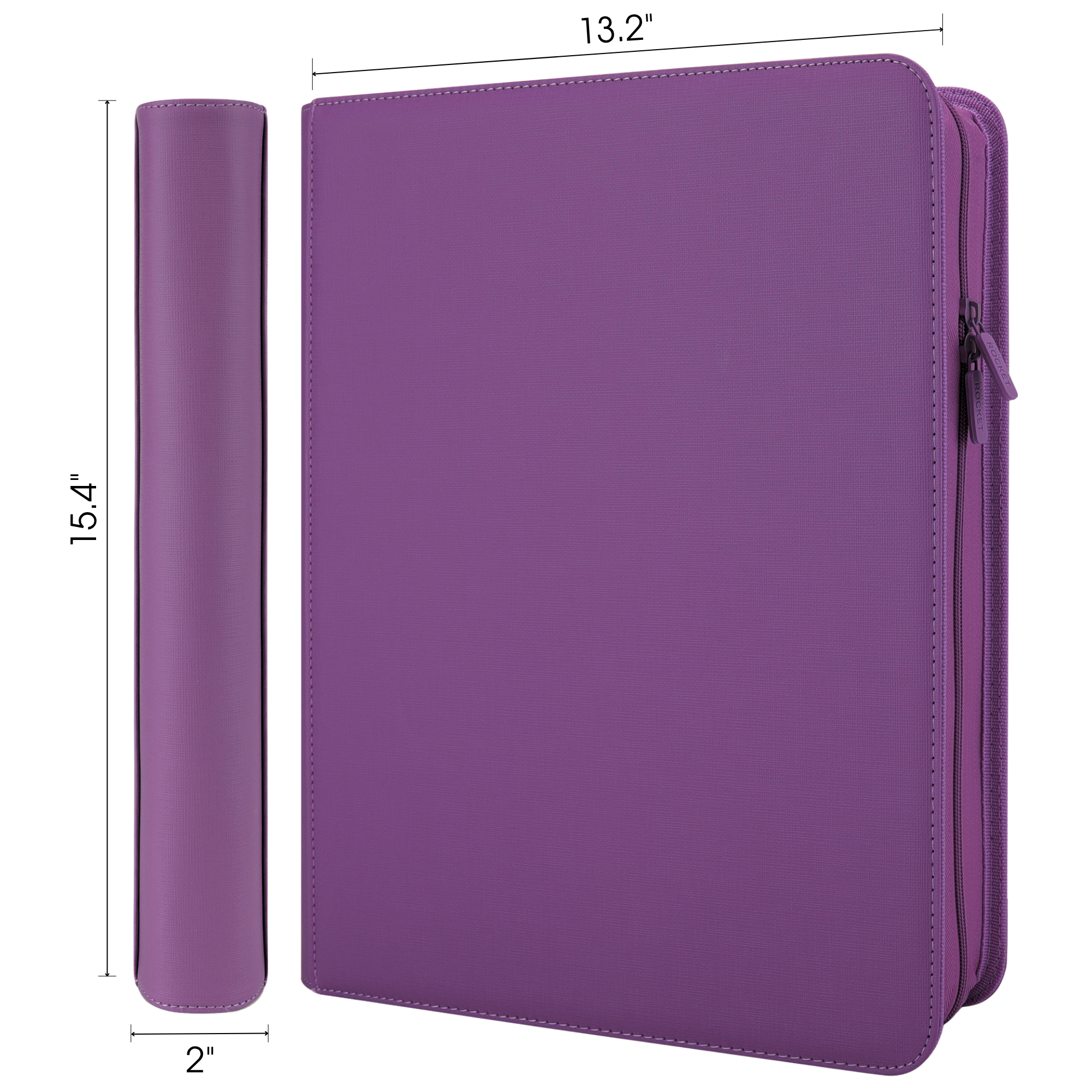 Toploader Binder 324 Slots | 9-Pocket Album | Compatible with Pokemon, MTG, Yugioh, Lorcana & Sports Cards (Purple)