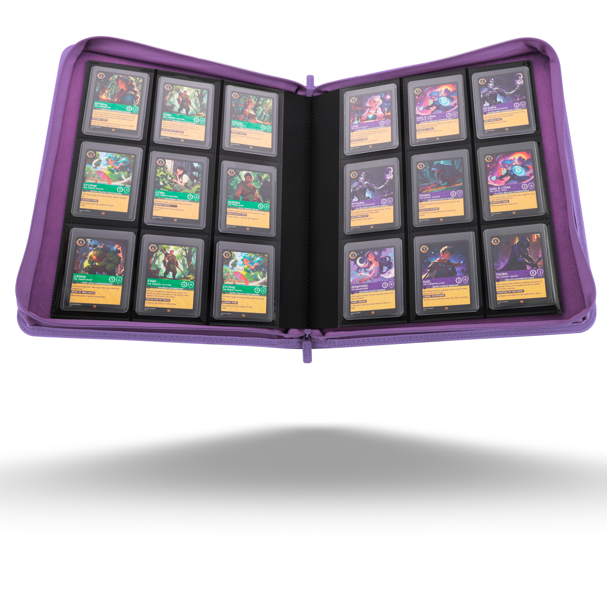 Toploader Binder 324 Slots | 9-Pocket Album | Compatible with Pokemon, MTG, Yugioh, Lorcana & Sports Cards (Purple)