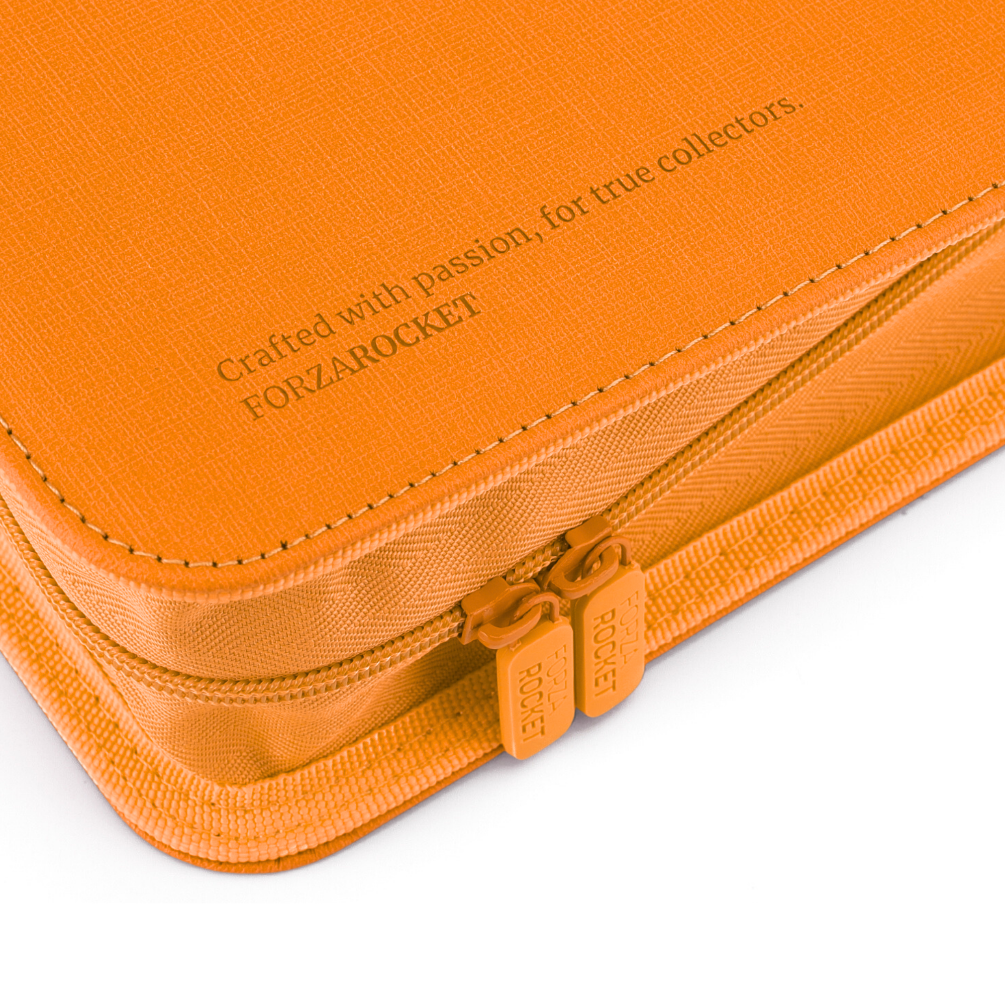 Toploader Binder 144 Slots | 4-Pocket Album | Compatible with Pokemon, MTG, Yugioh, Lorcana & Sports Cards (Orange)