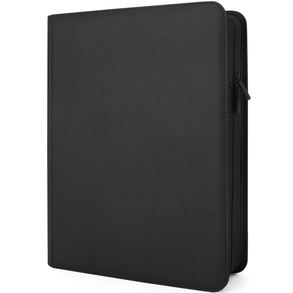 Toploader Binder 144 Slots | 4-Pocket Album | Compatible with Pokemon, MTG, Yugioh, Lorcana & Sports Cards (Black)