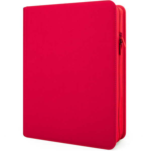 Toploader Binder 324 Slots | 9-Pocket Album | Compatible with Pokemon, MTG, Yugioh, Lorcana & Sports Cards (Lava Red)