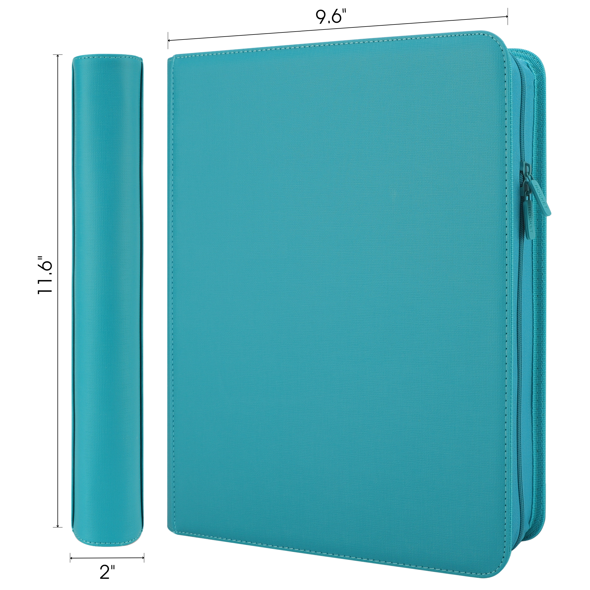 Toploader Binder 144 Slots | 4-Pocket Album | Compatible with Pokemon, MTG, Yugioh, Lorcana & Sports Cards (Teal)