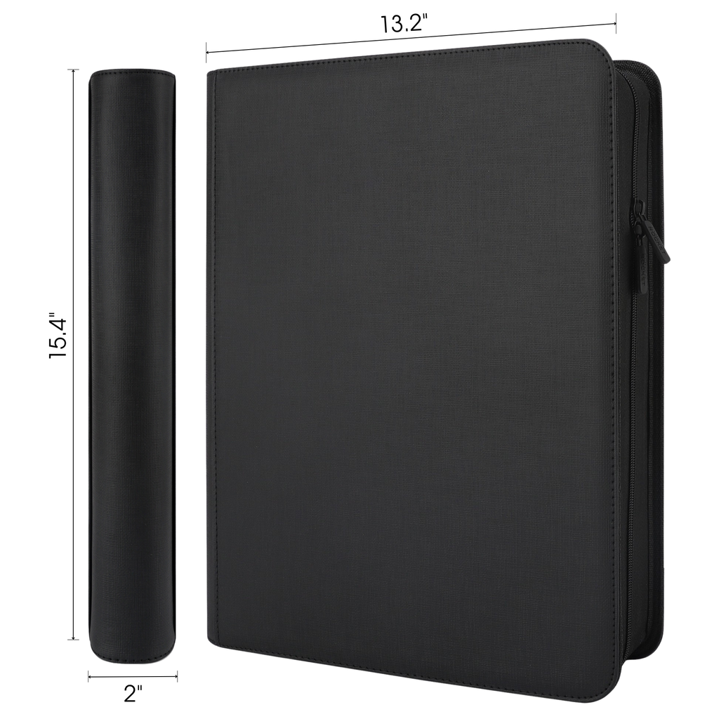 Toploader Binder 324 Slots | 9-Pocket Album | Compatible with Pokemon, MTG, Yugioh, Lorcana & Sports Cards (Black)