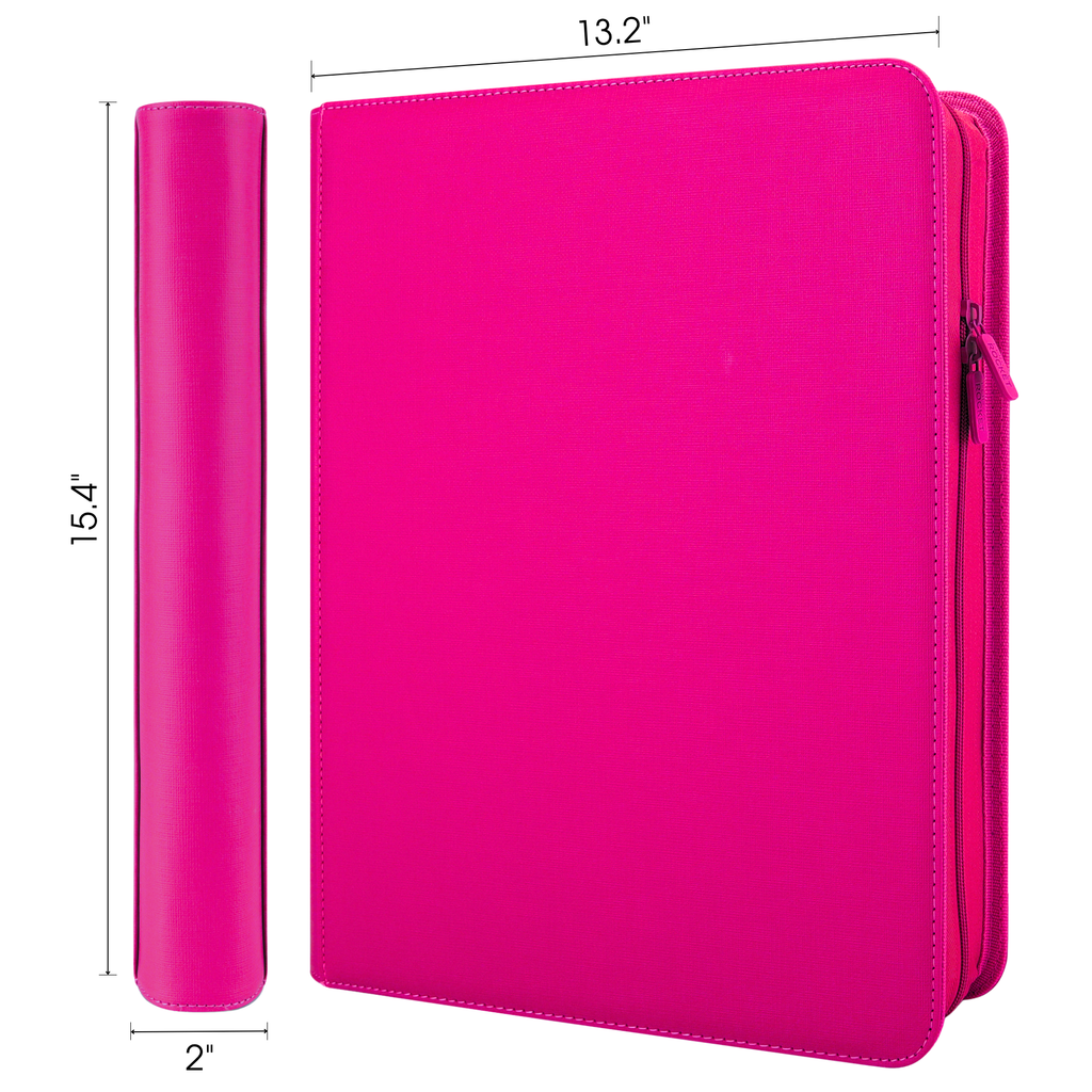 Toploader Binder 324 Slots | 9-Pocket Album | Compatible with Pokemon, MTG, Yugioh, Lorcana & Sports Cards (Pink)