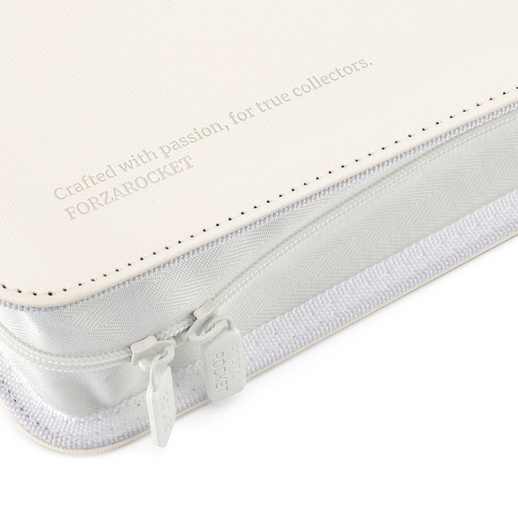 Toploader Binder 144 Slots | 4-Pocket Album | Compatible with Pokemon, MTG, Yugioh, Lorcana & Sports Cards (White)