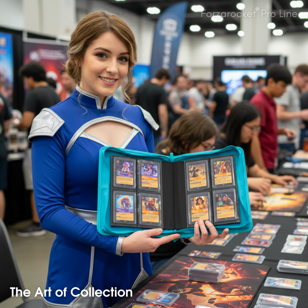 Toploader Binder 144 Slots | 4-Pocket Album | Compatible with Pokemon, MTG, Yugioh, Lorcana & Sports Cards (Teal)