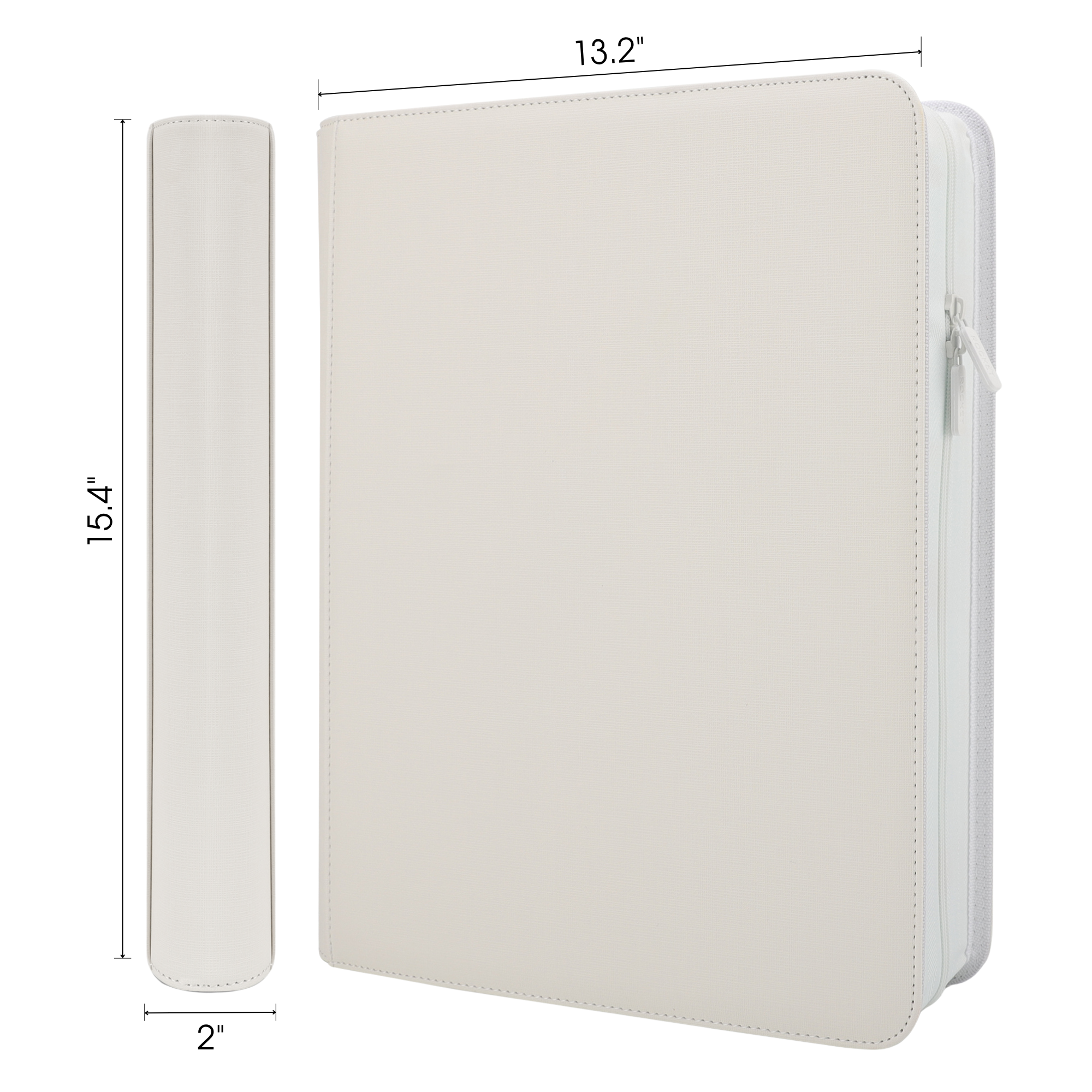 Toploader Binder 324 Slots | 9-Pocket Album | Compatible with Pokemon, MTG, Yugioh, Lorcana & Sports Cards (White)