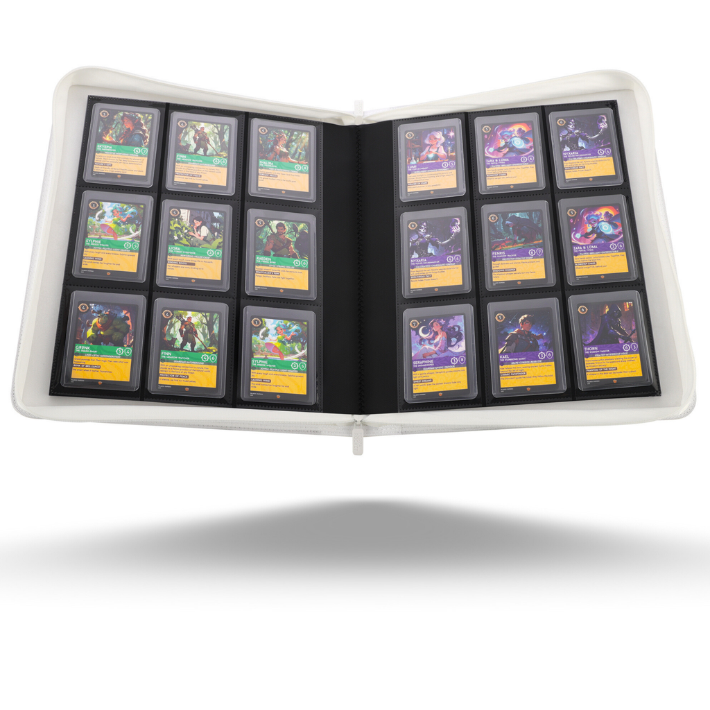 Toploader Binder 324 Slots | 9-Pocket Album | Compatible with Pokemon, MTG, Yugioh, Lorcana & Sports Cards (White)