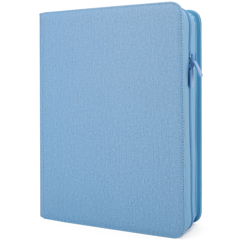 Toploader Binder 144 Slots | 4-Pocket Album | Compatible with Pokemon, MTG, Yugioh, Lorcana & Sports Cards (Sky Blue)