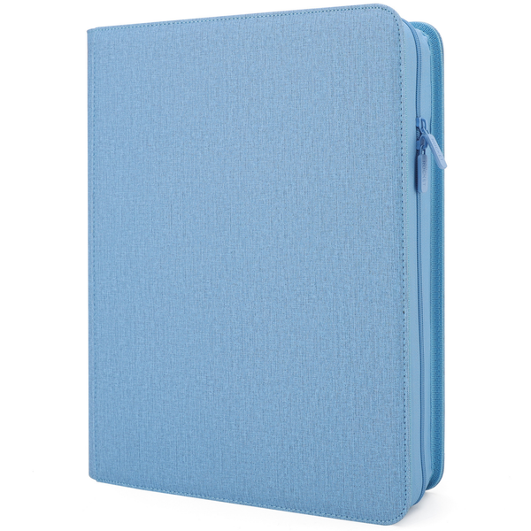 Toploader Binder 144 Slots | 4-Pocket Album | Compatible with Pokemon, MTG, Yugioh, Lorcana & Sports Cards (Sky Blue)