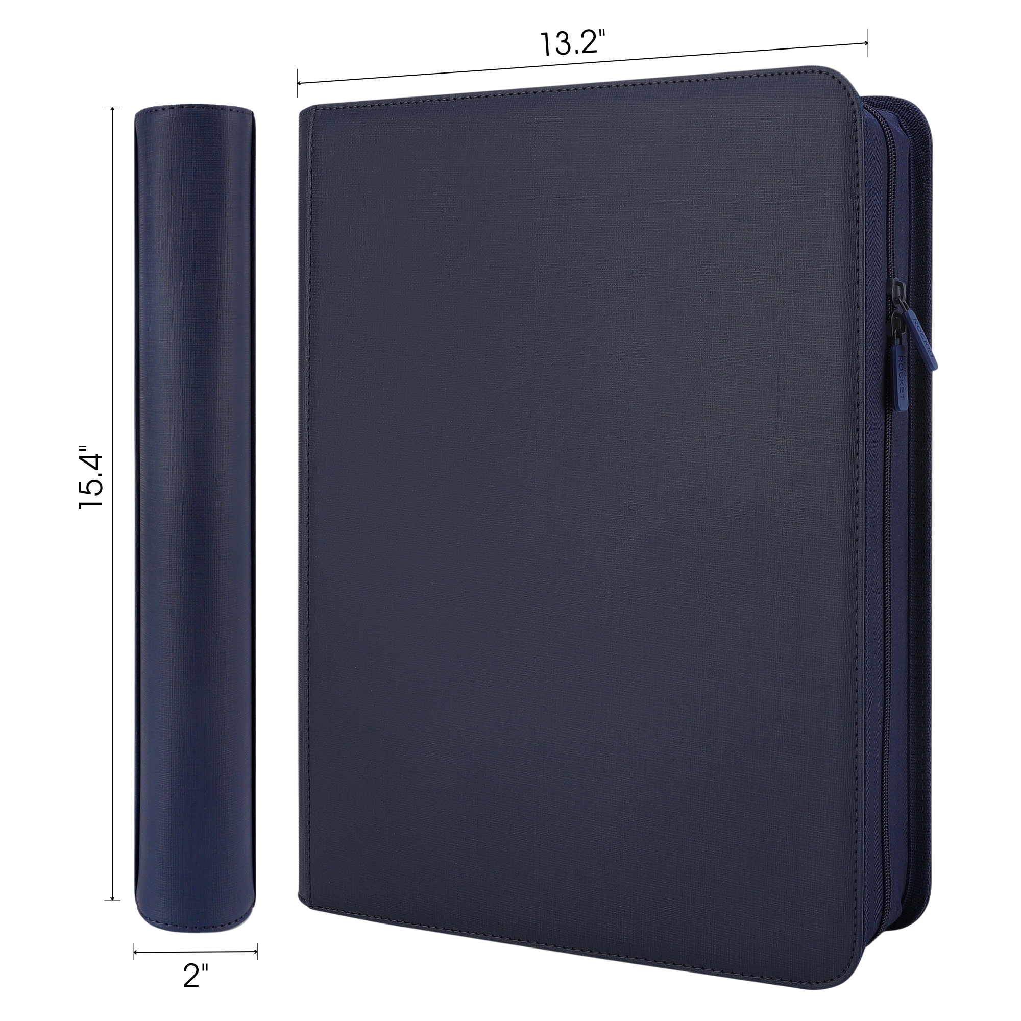 Toploader Binder 324 Slots | 9-Pocket Album | Compatible with Pokemon, MTG, Yugioh, Lorcana & Sports Cards (Navy Blue)