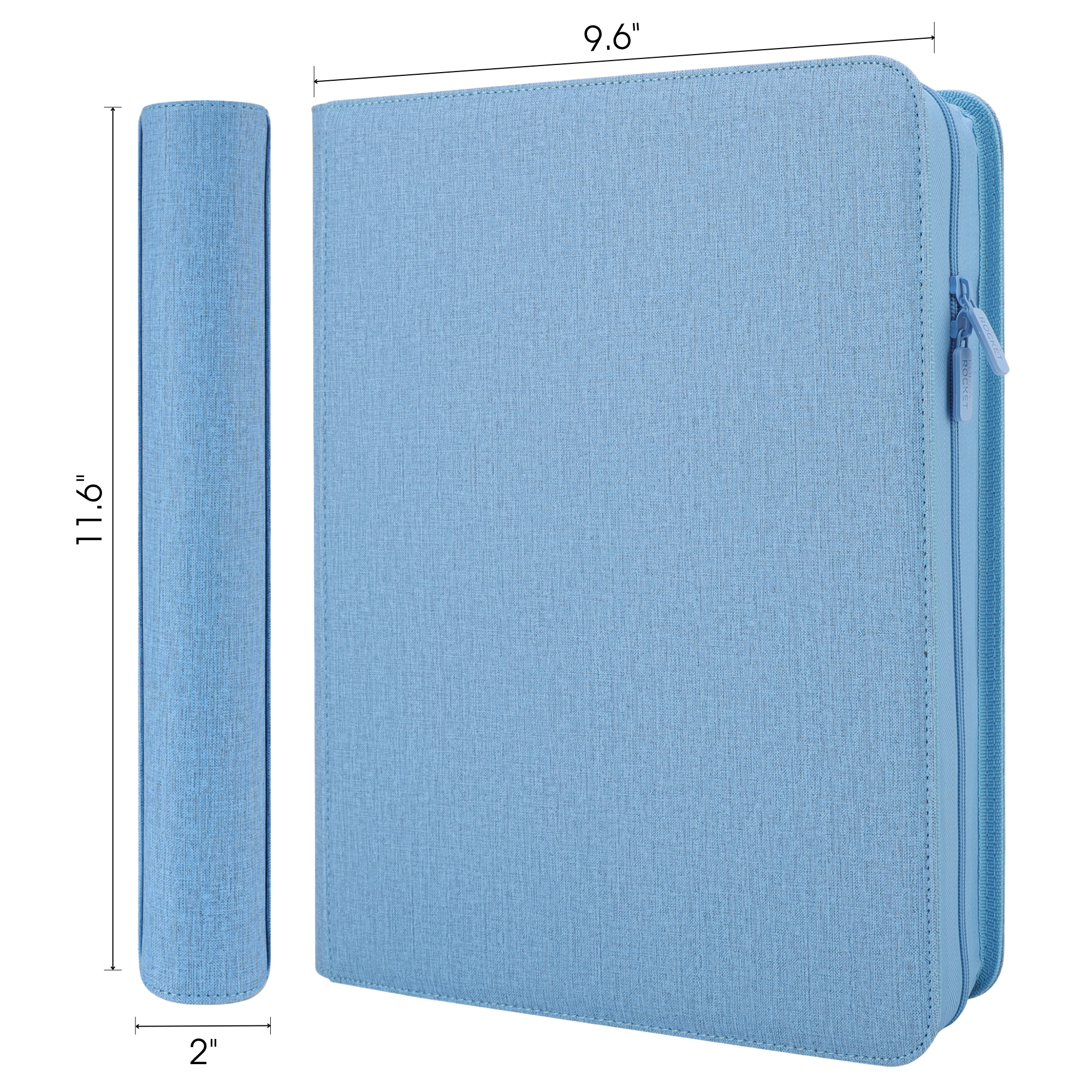 Toploader Binder 144 Slots | 4-Pocket Album | Compatible with Pokemon, MTG, Yugioh, Lorcana & Sports Cards (Sky Blue)