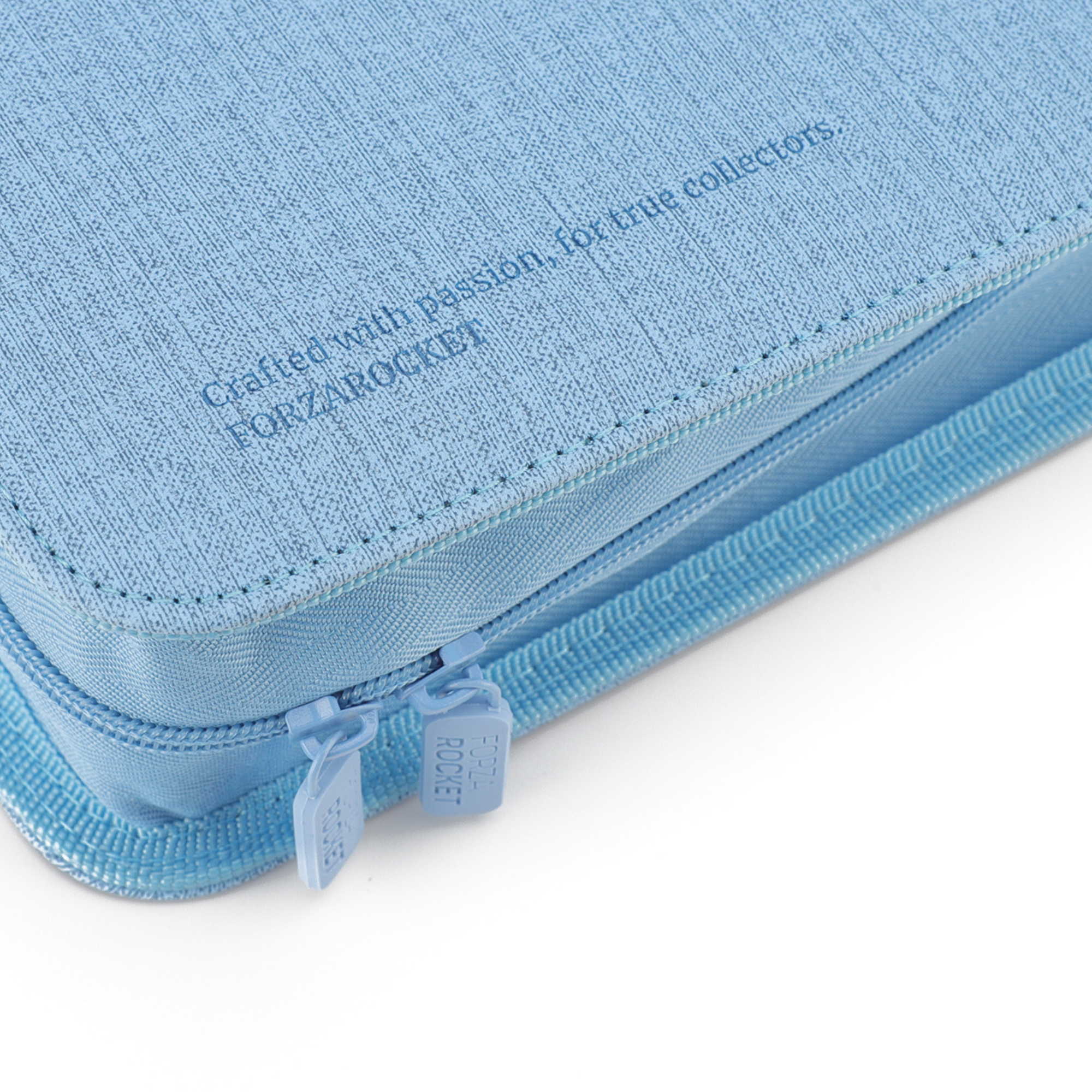 light blue card binder Toploader Binder 144 Slots | 4-Pocket Album