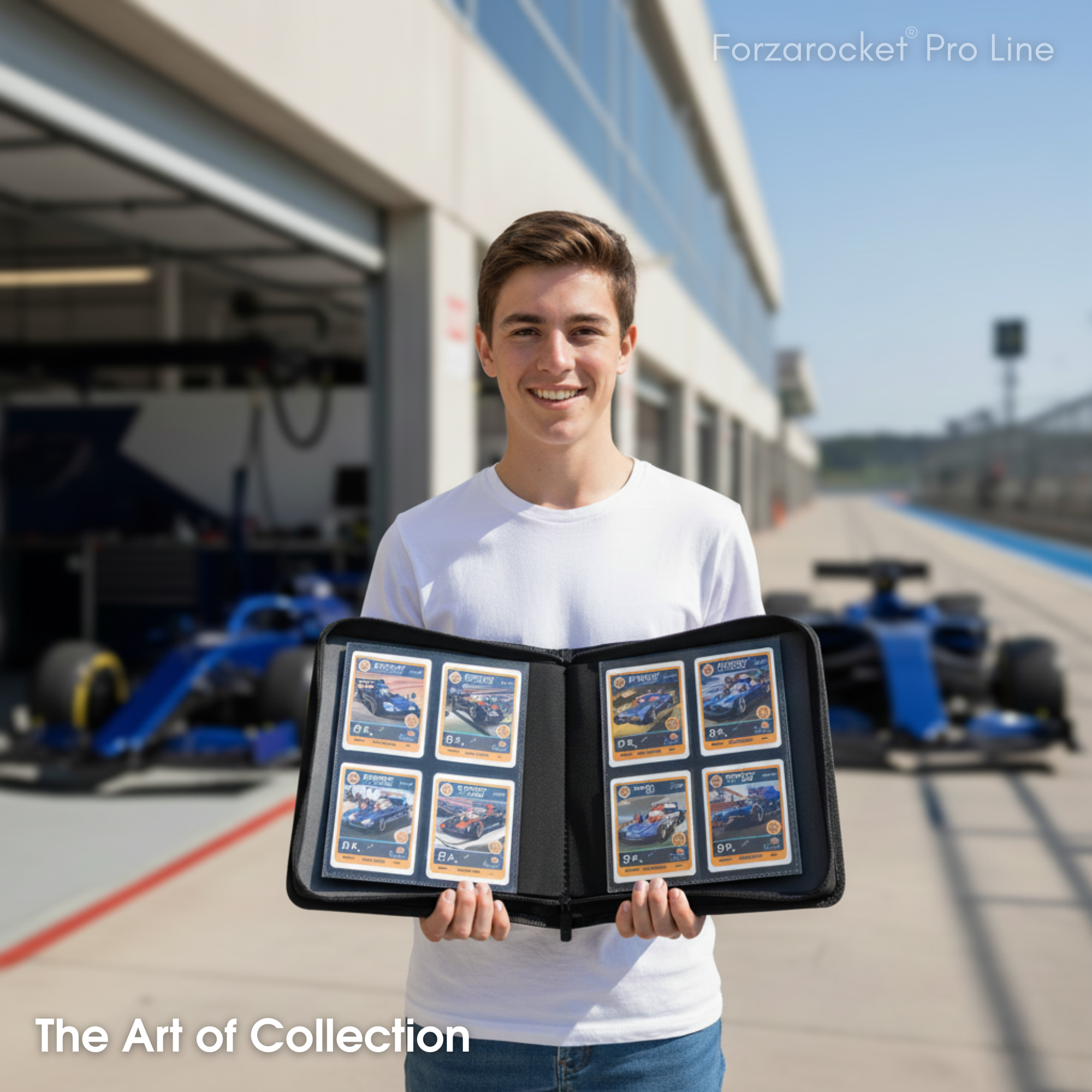 Toploader Binder 144 Slots | 4-Pocket Album | Compatible with Pokemon, MTG, Yugioh, Lorcana & Sports Cards (Carbon Black)