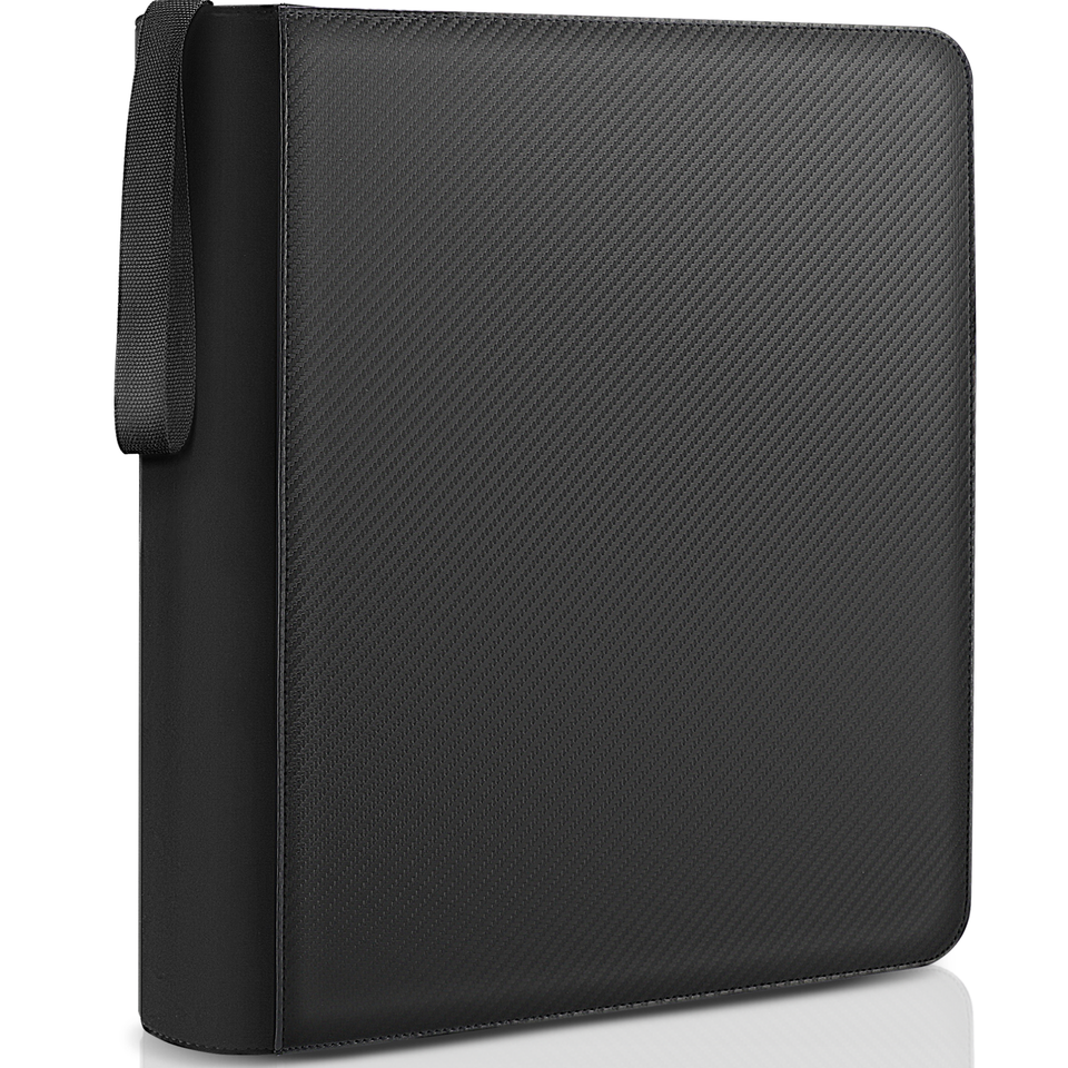 Toploader Binder 324 Slots | 9-Pocket Album | Compatible with Pokemon, MTG, Yugioh, Lorcana & Sports Cards (Carbon Black)