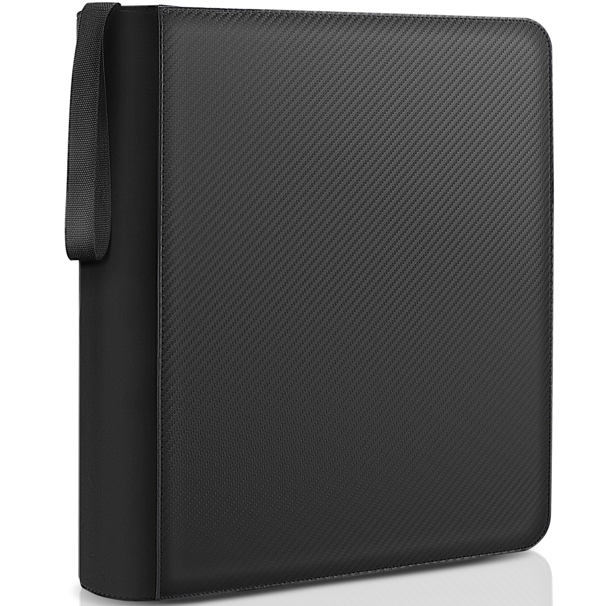 Toploader Binder 144 Slots | 4-Pocket Album | Compatible with Pokemon, MTG, Yugioh, Lorcana & Sports Cards (Carbon Black)