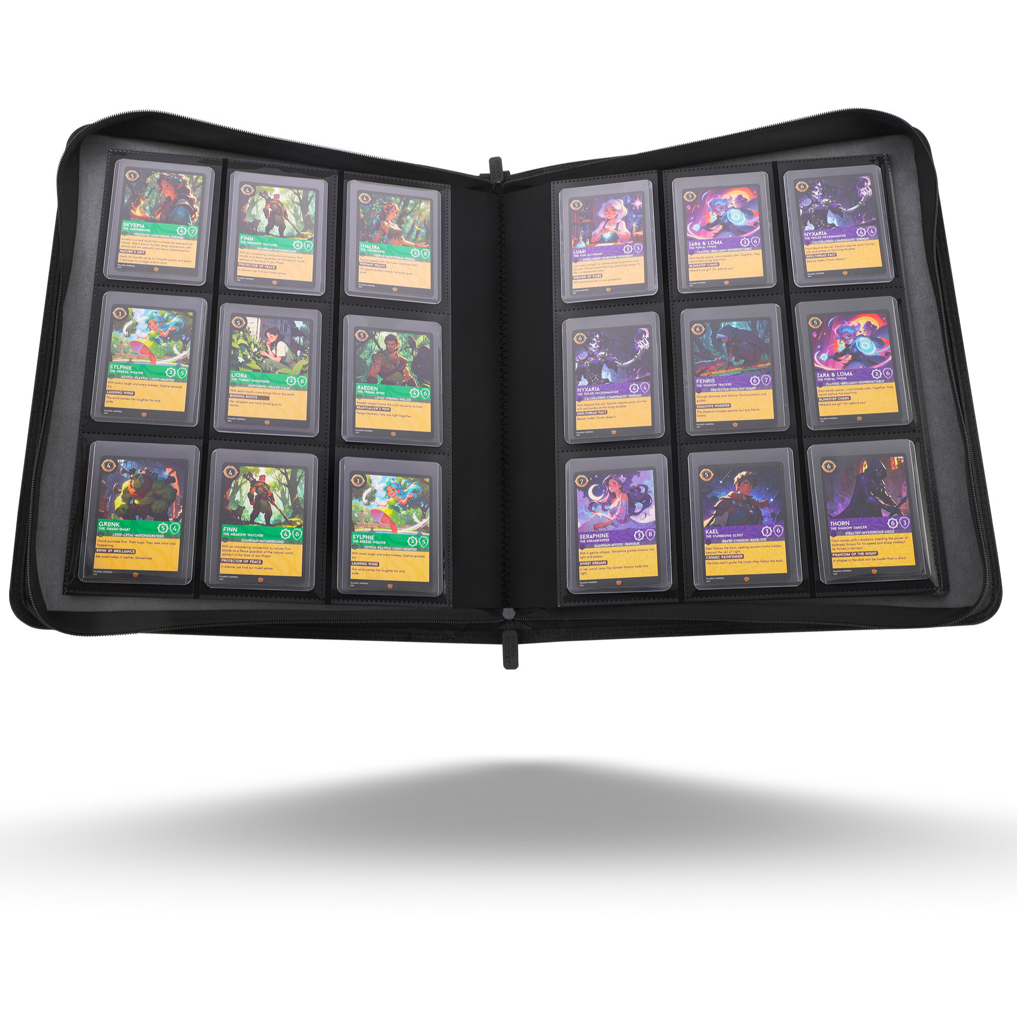 Toploader Binder 324 Slots | 9-Pocket Album | Compatible with Pokemon, MTG, Yugioh, Lorcana & Sports Cards (Carbon Black)