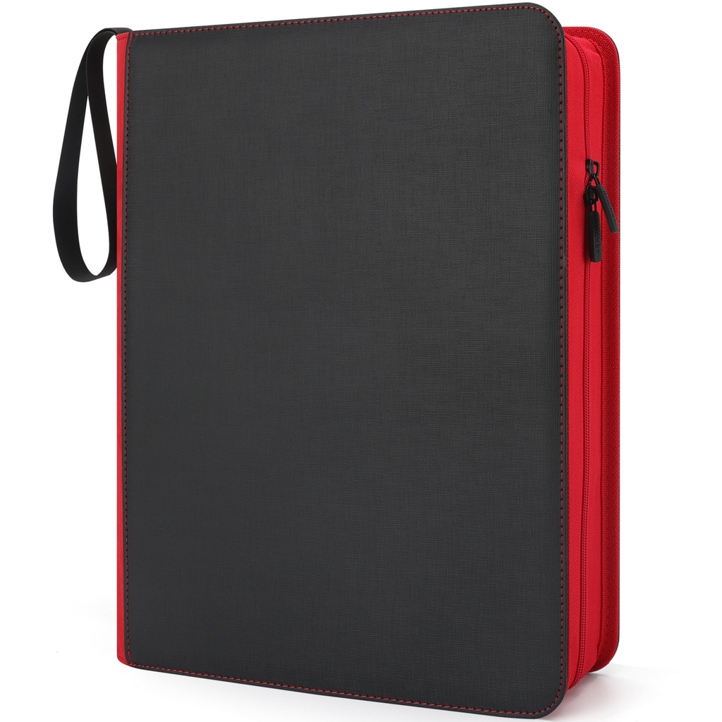 Toploader Binder 144 Slots | 4-Pocket Album | Compatible with Pokemon, MTG, Yugioh, Lorcana & Sports Cards (Black Limited Edition)