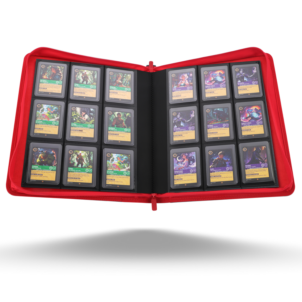 Toploader Binder 324 Slots | 9-Pocket Album | Compatible with Pokemon, MTG, Yugioh, Lorcana & Sports Cards (Black LE with Clear Display Window)