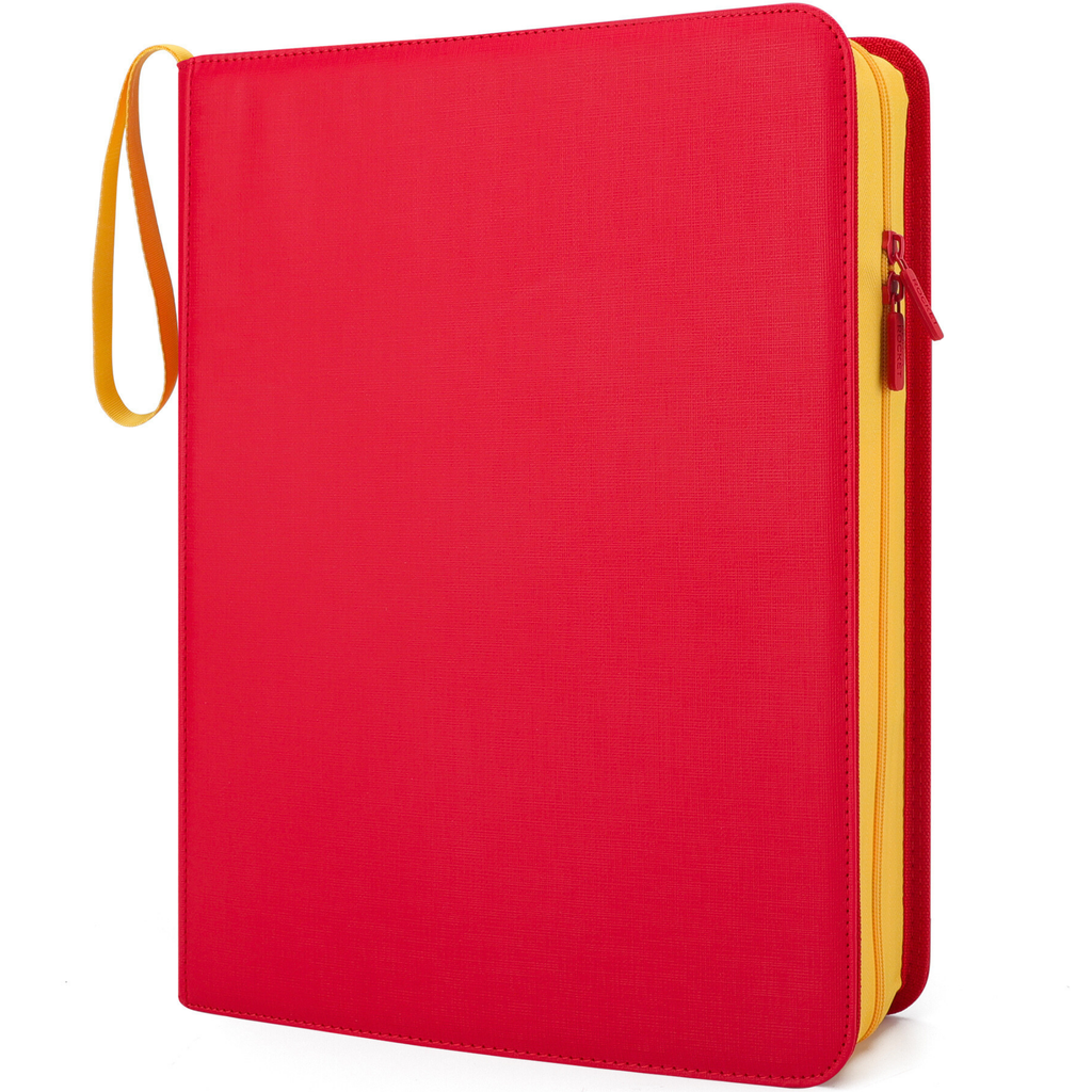 Toploader Binder 324 Slots | 9-Pocket Album | Compatible with Pokemon, MTG, Yugioh, Lorcana & Sports Cards (Red Limited Edition)