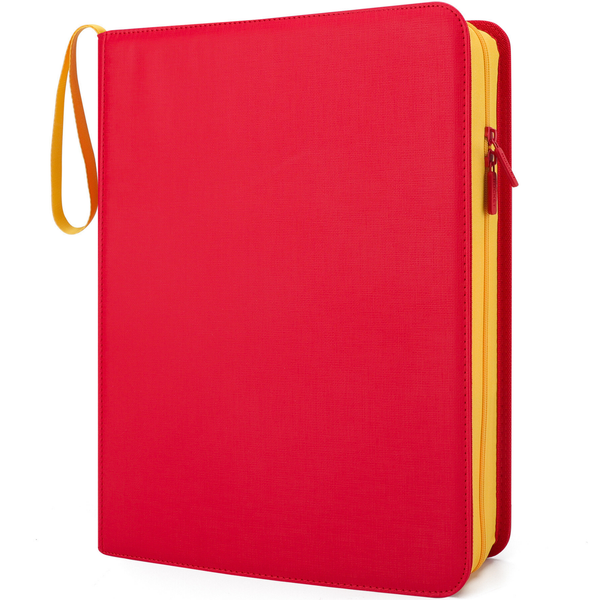 Toploader Binder 324 Slots | 9-Pocket Album | Compatible with Pokemon, MTG, Yugioh, Lorcana & Sports Cards (Red Limited Edition)