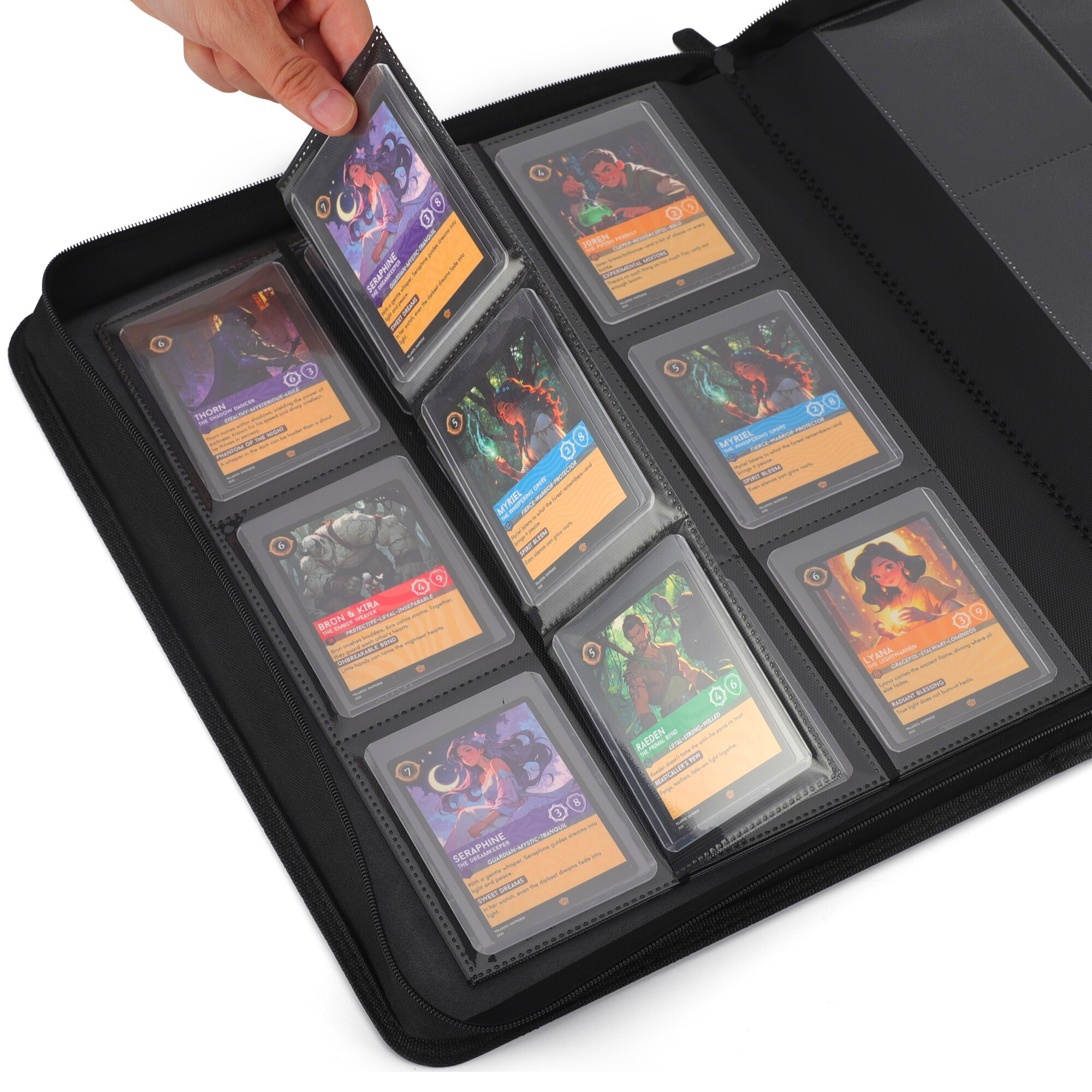 Toploader Binder 324 Slots | 9-Pocket Album | Compatible with Pokemon, MTG, Yugioh, Lorcana & Sports Cards (Black)