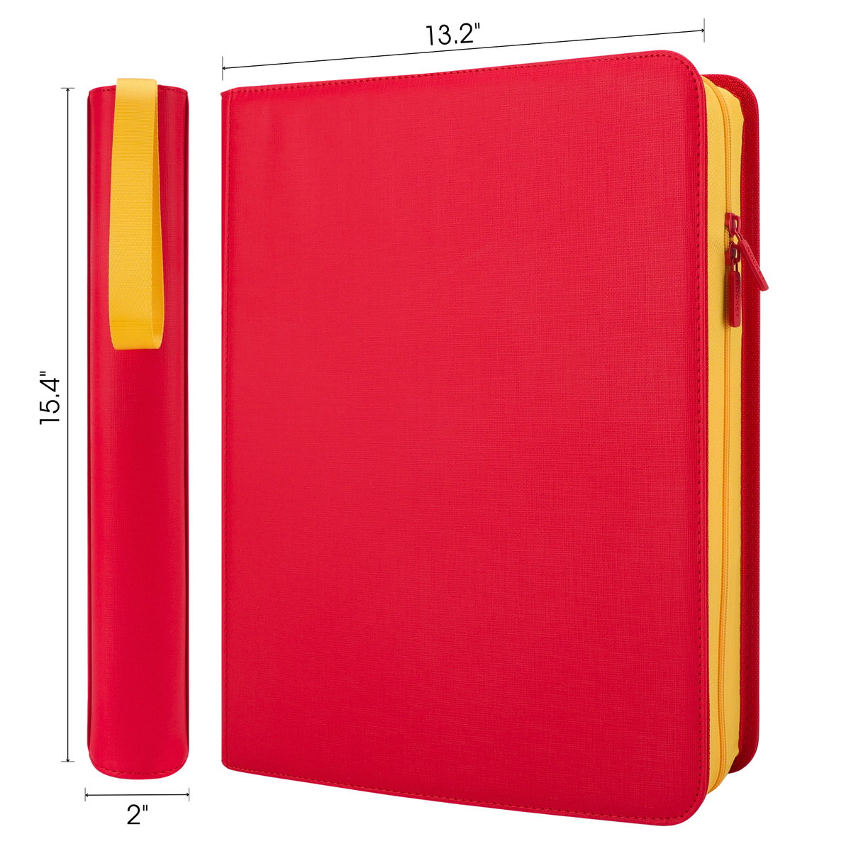 Toploader Binder 324 Slots | 9-Pocket Album | Compatible with Pokemon, MTG, Yugioh, Lorcana & Sports Cards (Red Limited Edition)