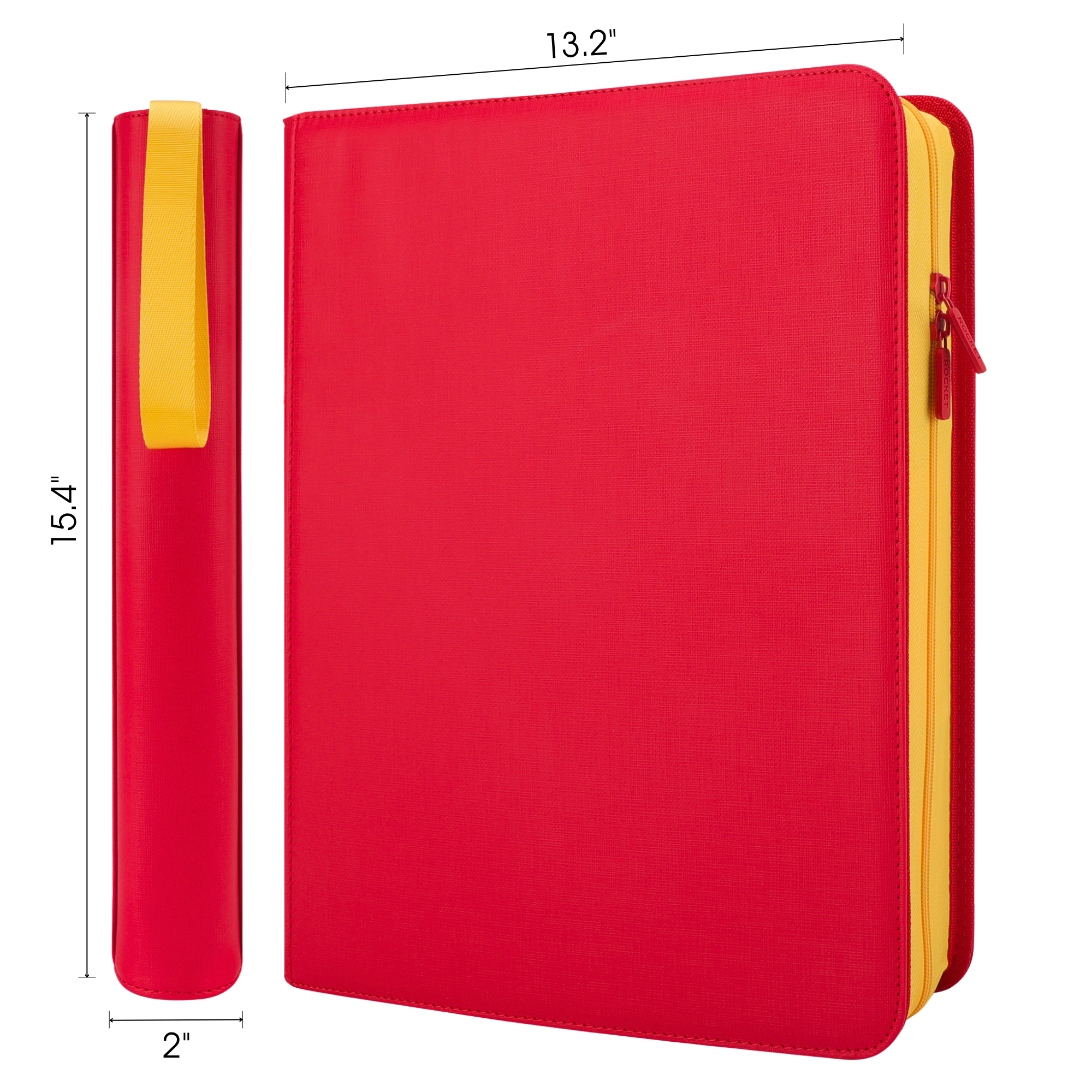 Toploader Binder 324 Slots | 9-Pocket Album | Compatible with Pokemon, MTG, Yugioh, Lorcana & Sports Cards (Red Limited Edition)