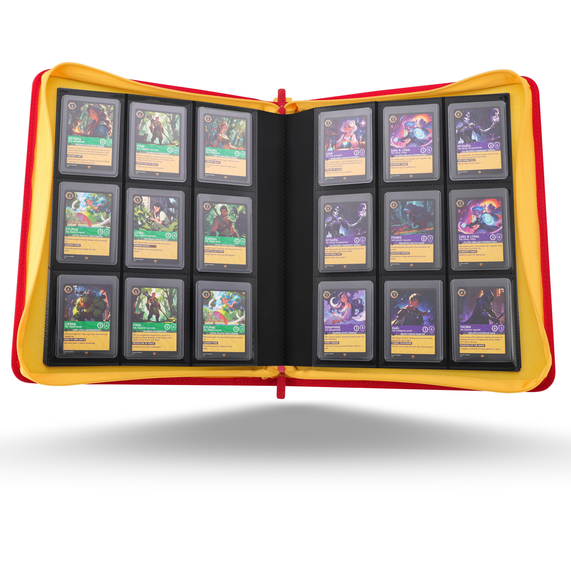 Toploader Binder 324 Slots | 9-Pocket Album | Compatible with Pokemon, MTG, Yugioh, Lorcana & Sports Cards (Red Limited Edition)