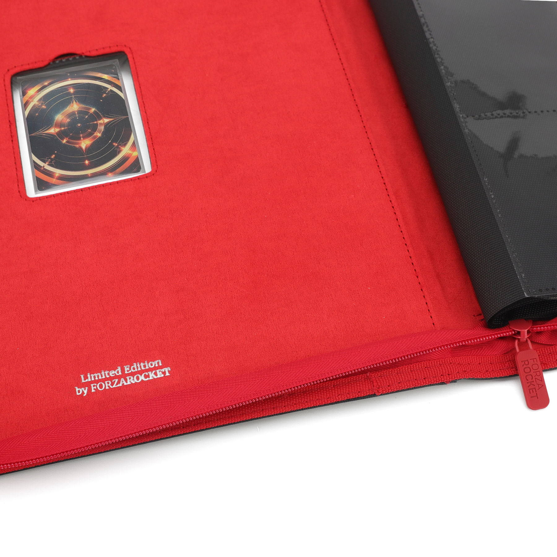 Toploader Binder 144 Slots | 4-Pocket Album | Compatible with Pokemon, MTG, Yugioh, Lorcana & Sports Cards (Black LE with Clear Display Window)