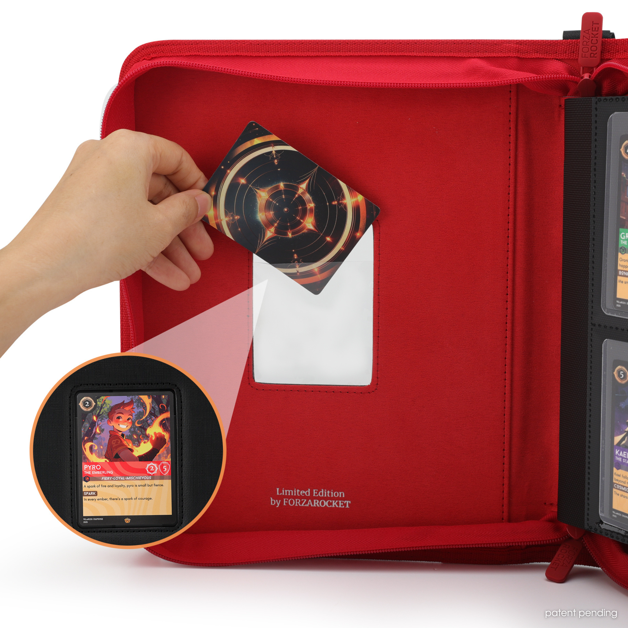 Toploader Binder 144 Slots | 4-Pocket Album | Compatible with Pokemon, MTG, Yugioh, Lorcana & Sports Cards (Black LE with Clear Display Window)