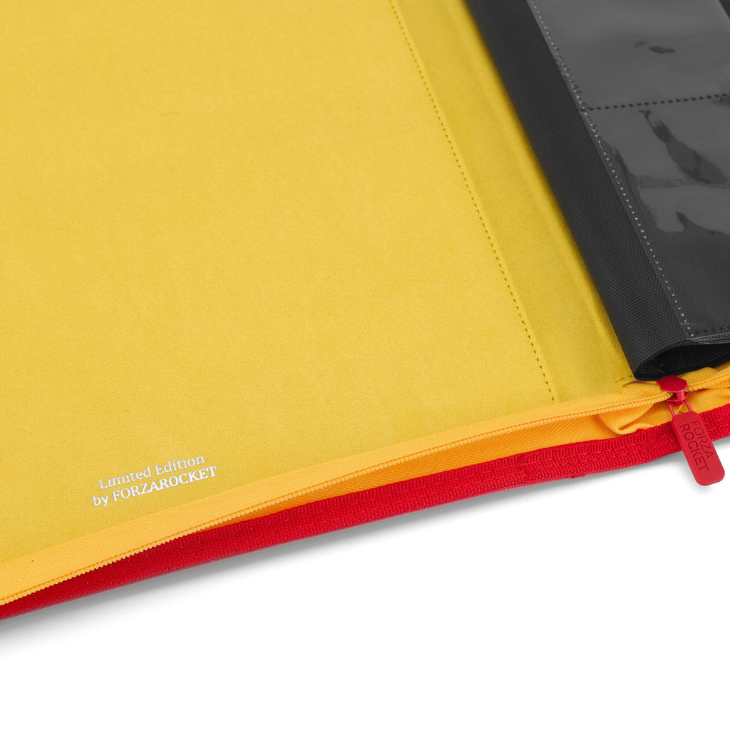 Toploader Binder 144 Slots | 4-Pocket Album | Compatible with Pokemon, MTG, Yugioh, Lorcana & Sports Cards (Red Limited Edition)