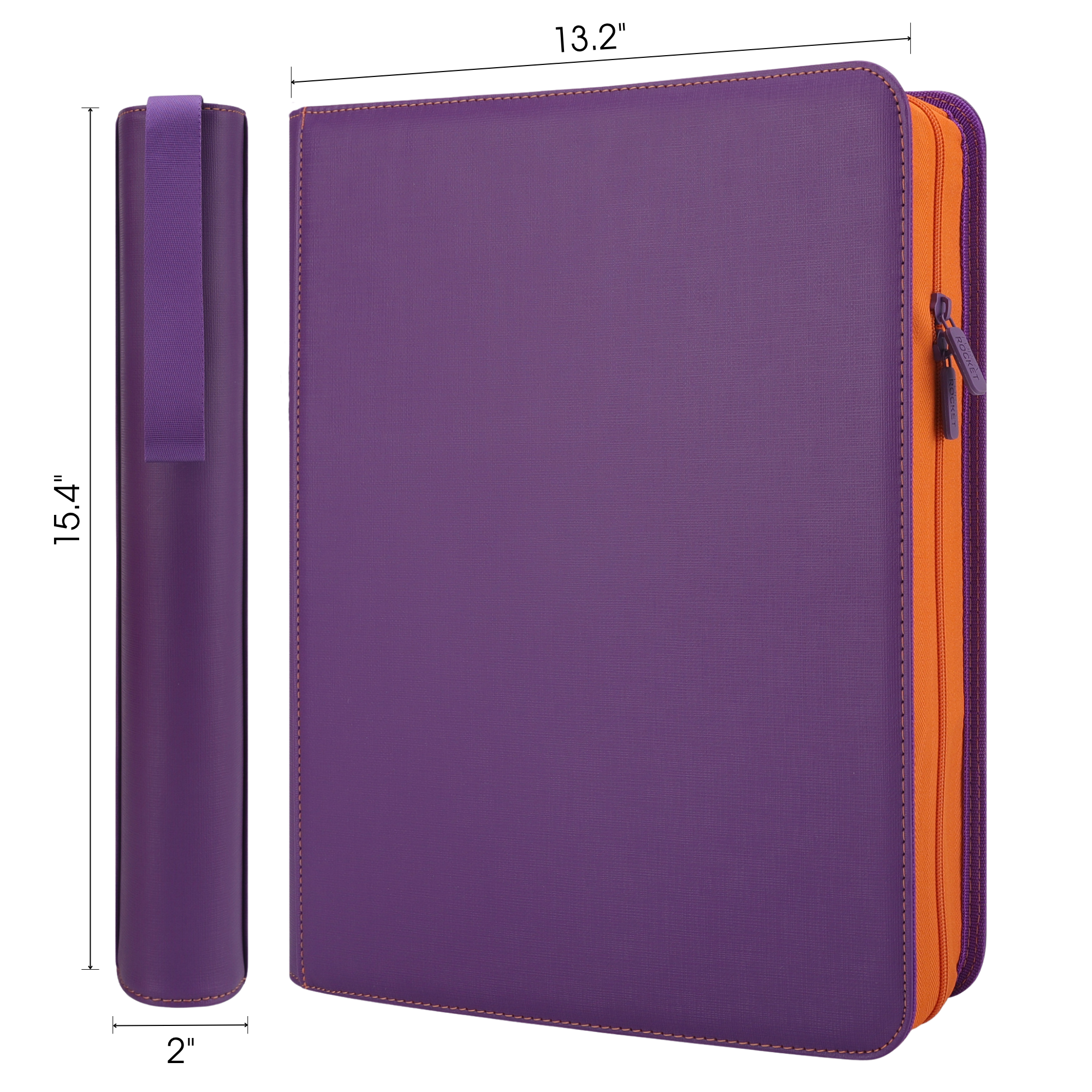 Toploader Binder 324 Slots | 9-Pocket Album | Compatible with Pokemon, MTG, Yugioh, Lorcana & Sports Cards (Purple Limited Edition)