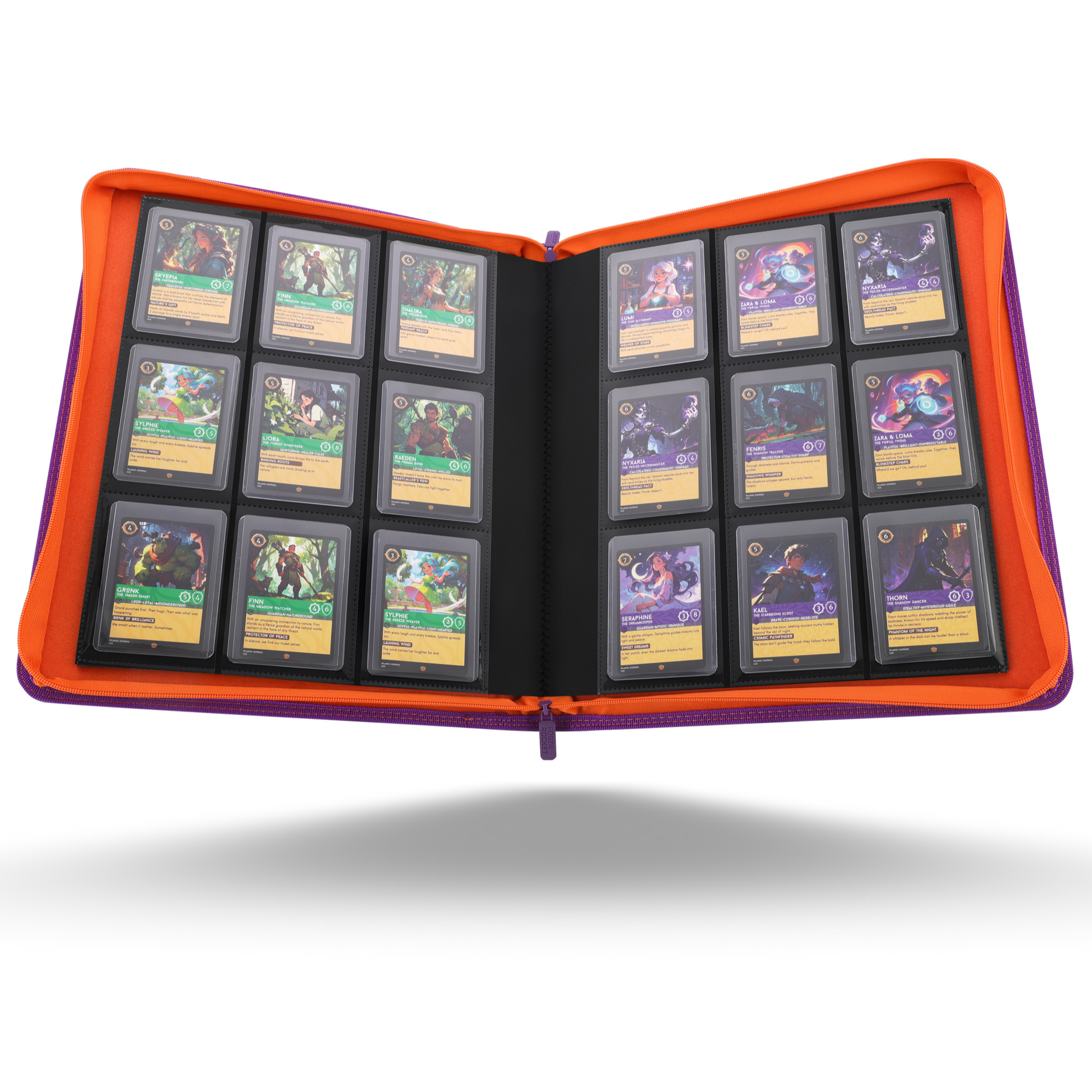 Toploader Binder 324 Slots | 9-Pocket Album | Compatible with Pokemon, MTG, Yugioh, Lorcana & Sports Cards (Purple Limited Edition)