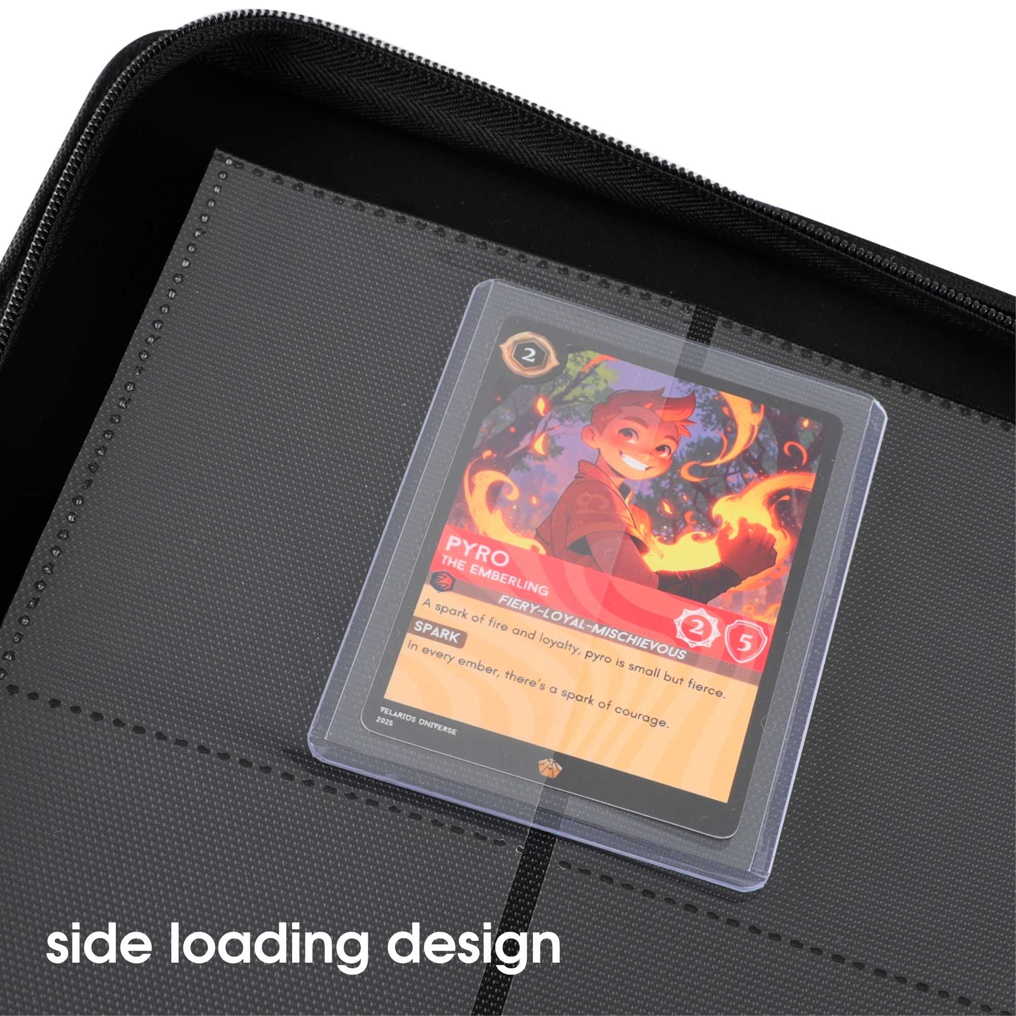 9-Pocket Toploader Binder for Pokemon Cards Forzarocket 9-Pocket Toploader Binder for Pokemon Cards Forzarocket